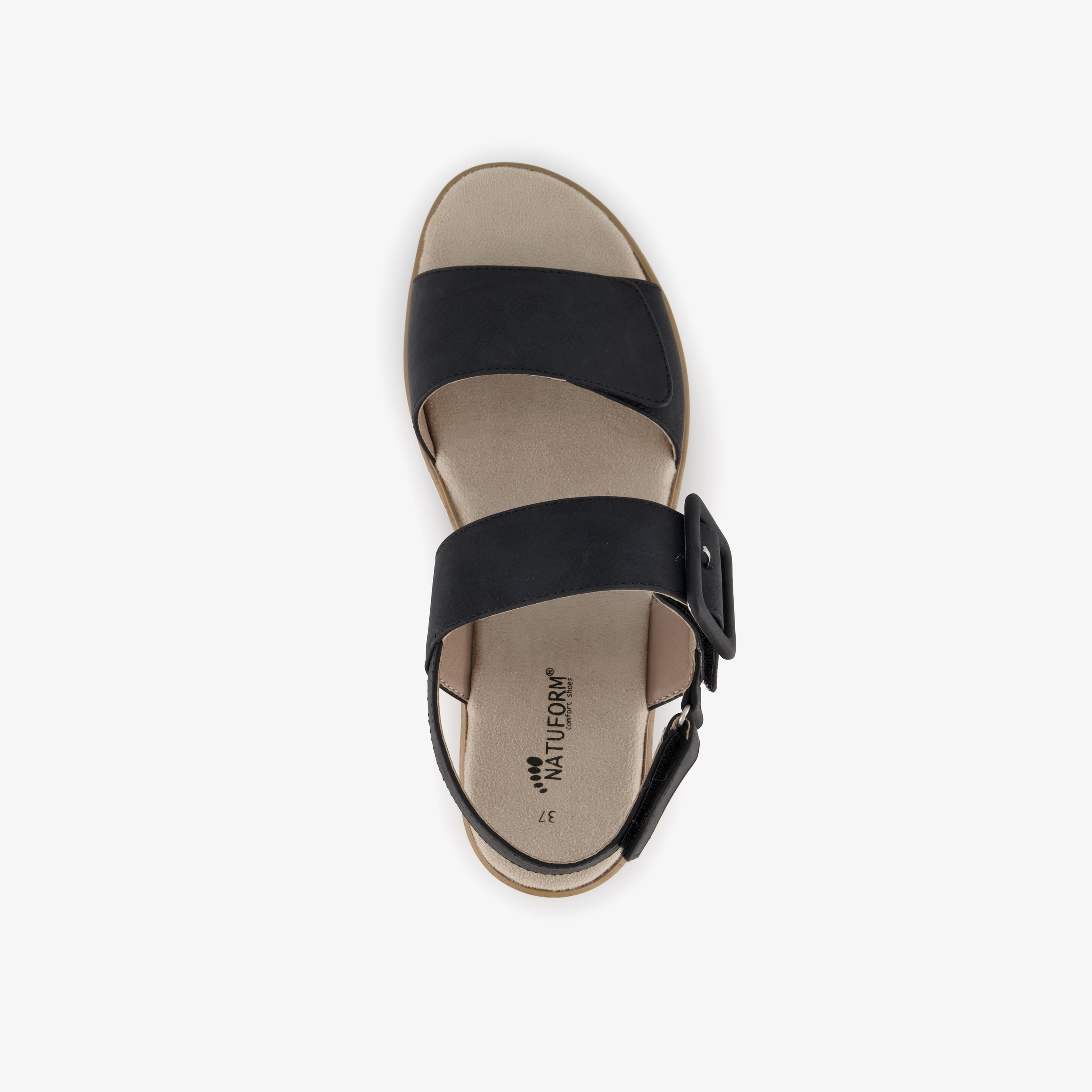 Natuform dames sandalen zwart – foto 4