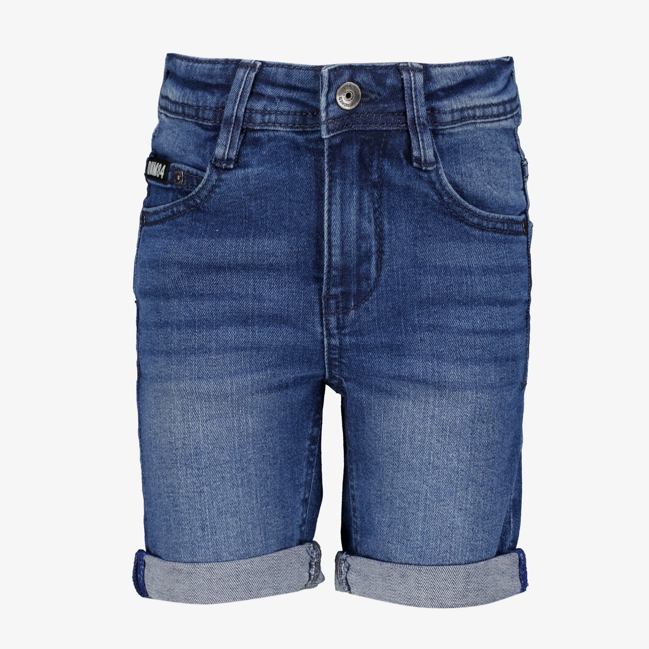 Unsigned jongens denim short donkerblauw