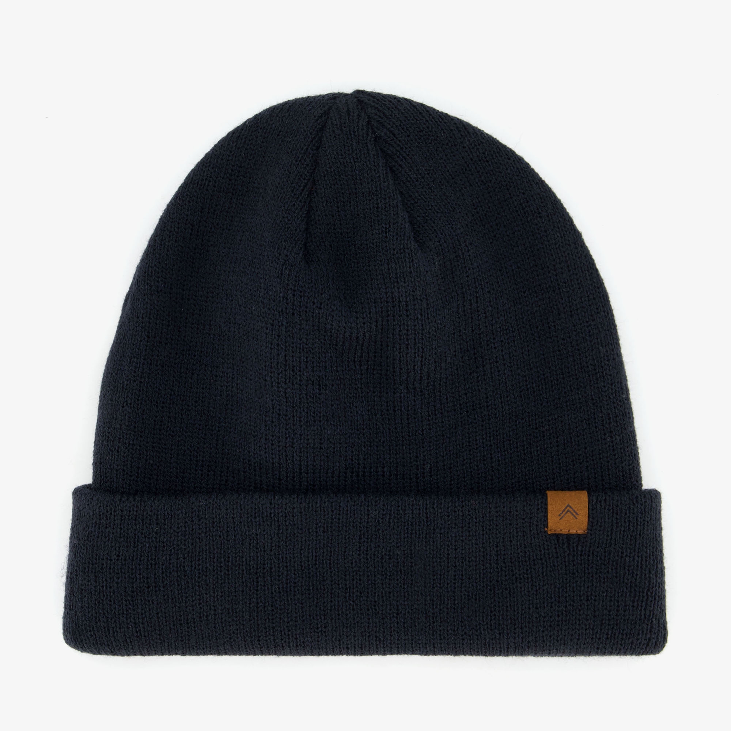Gebreide kinder muts blauw