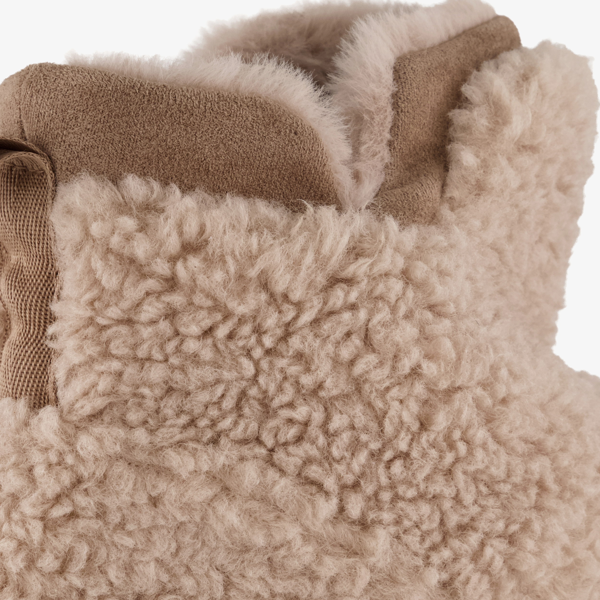 Thu!s gevoerde dames teddy pantoffels beige – foto 5