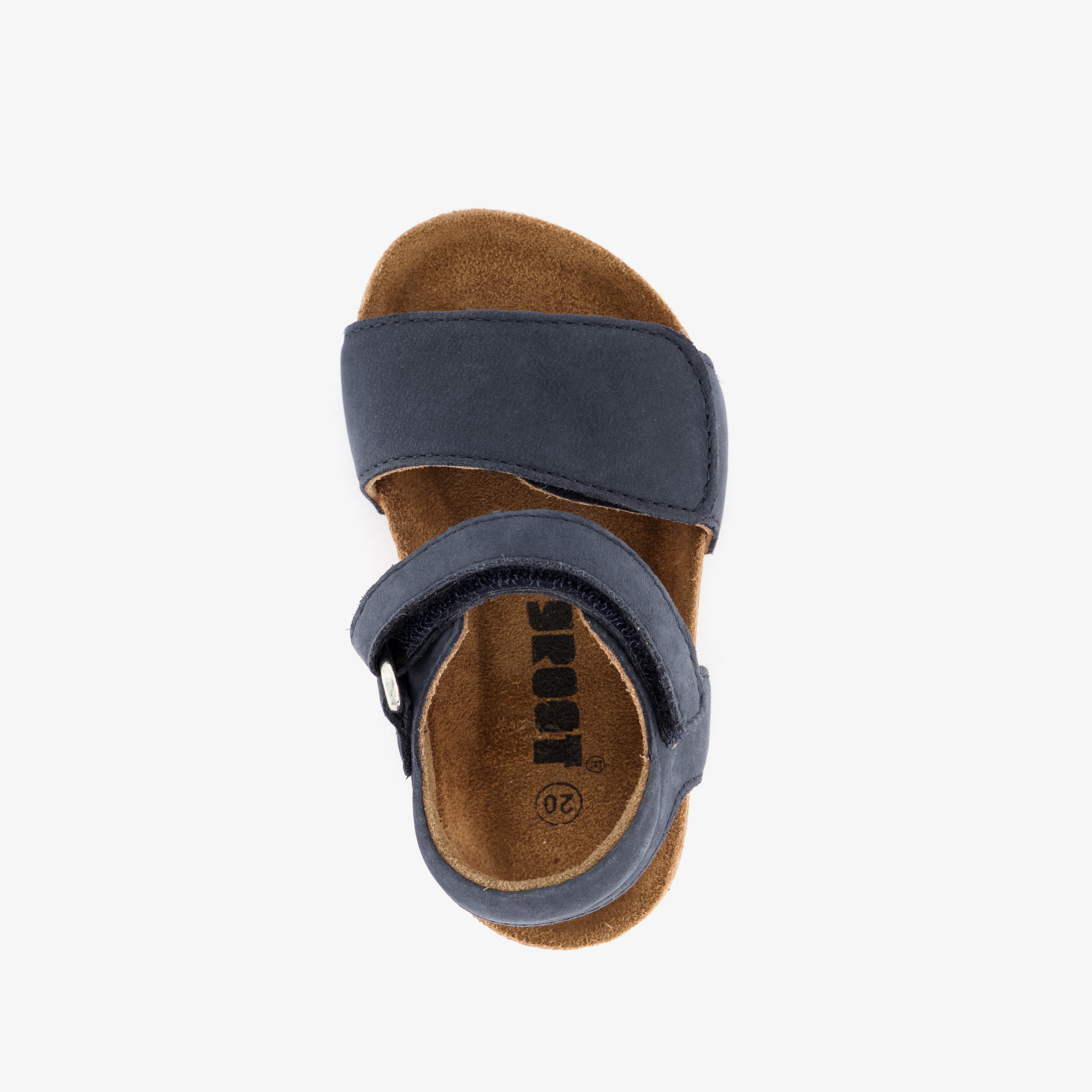 Groot leren jongens sandalen donkerblauw – foto 4