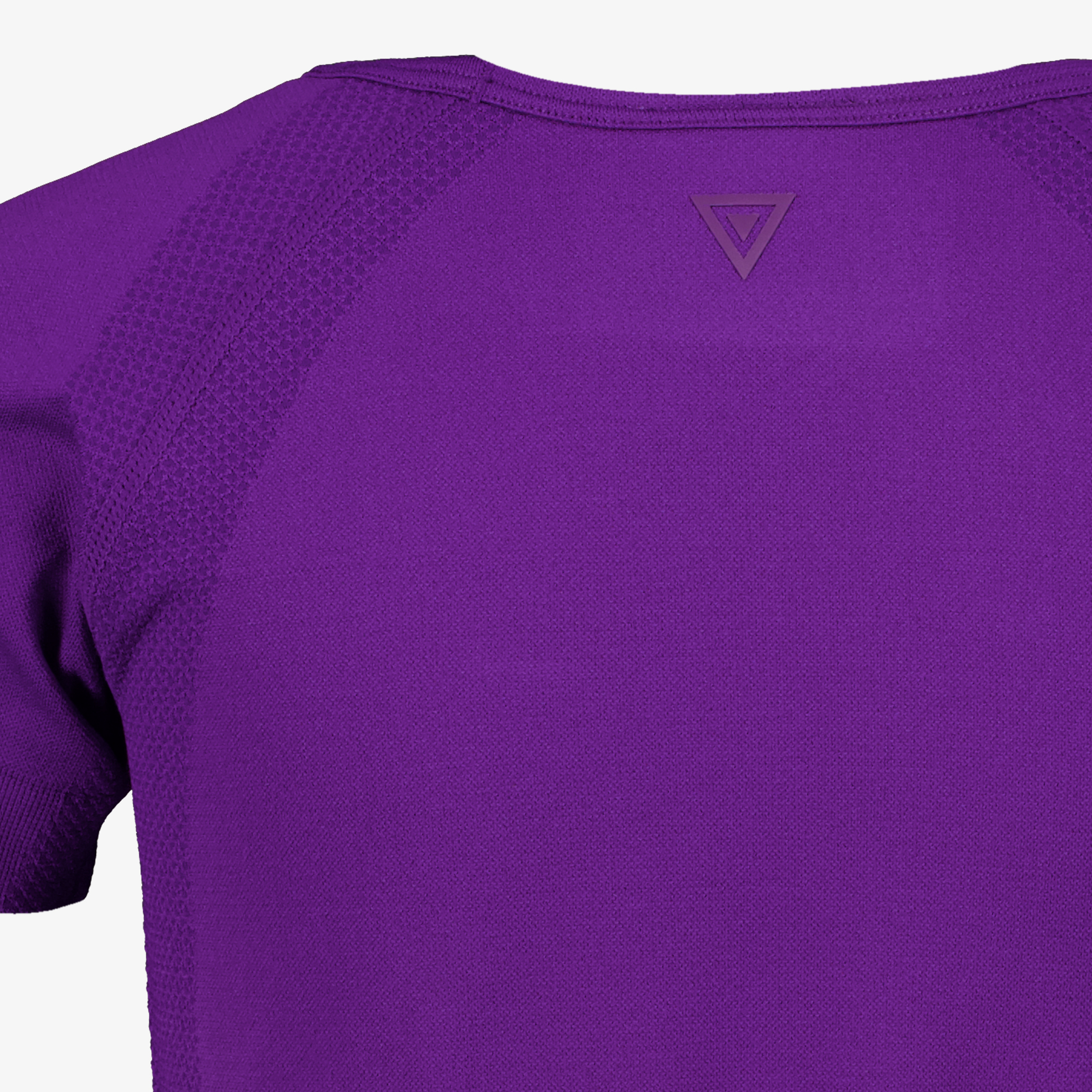 Osaga cropped meisjes sport T-shirt seamless paars t-shirts & tops – foto 2