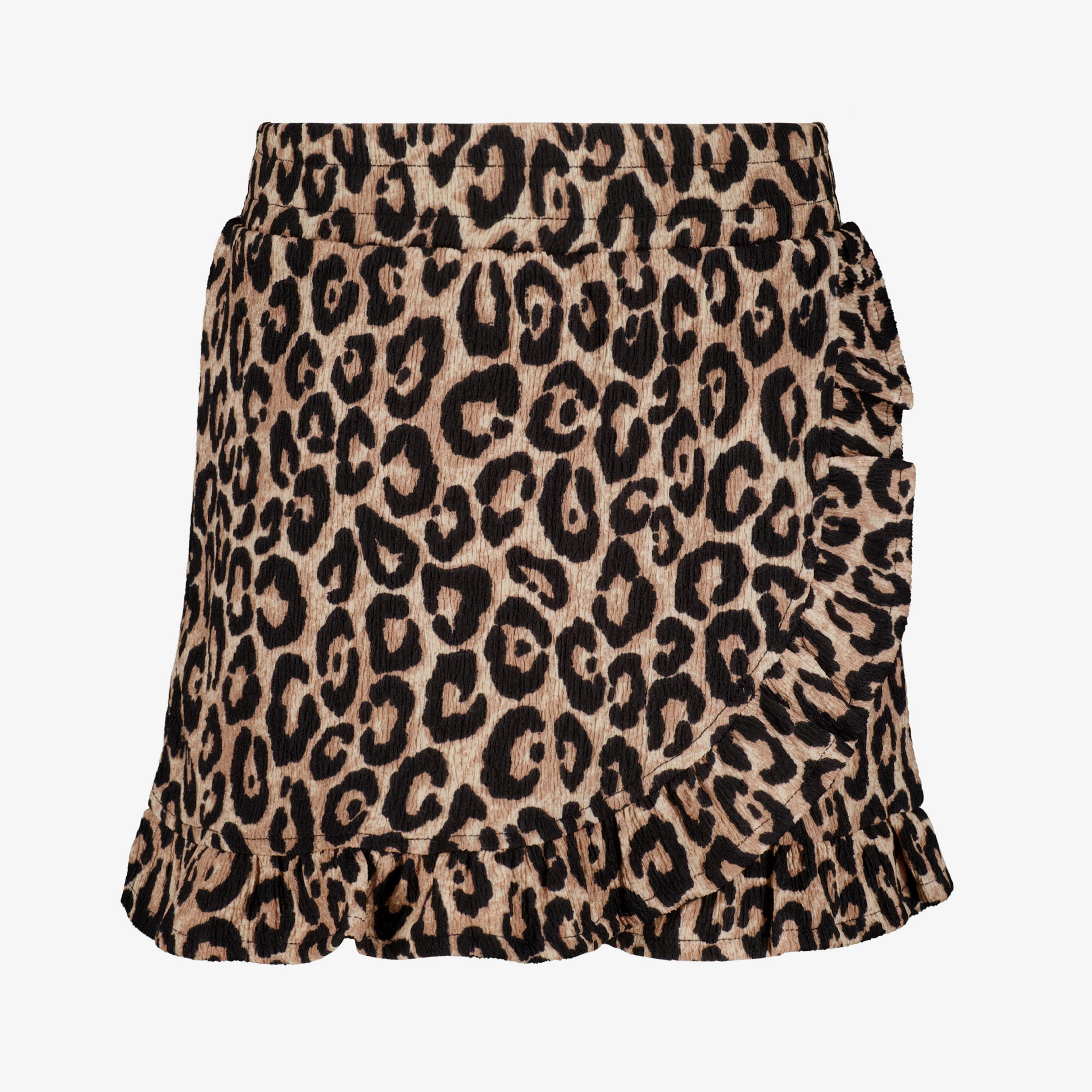 TwoDay meisjes rok met overslag luipaardprint