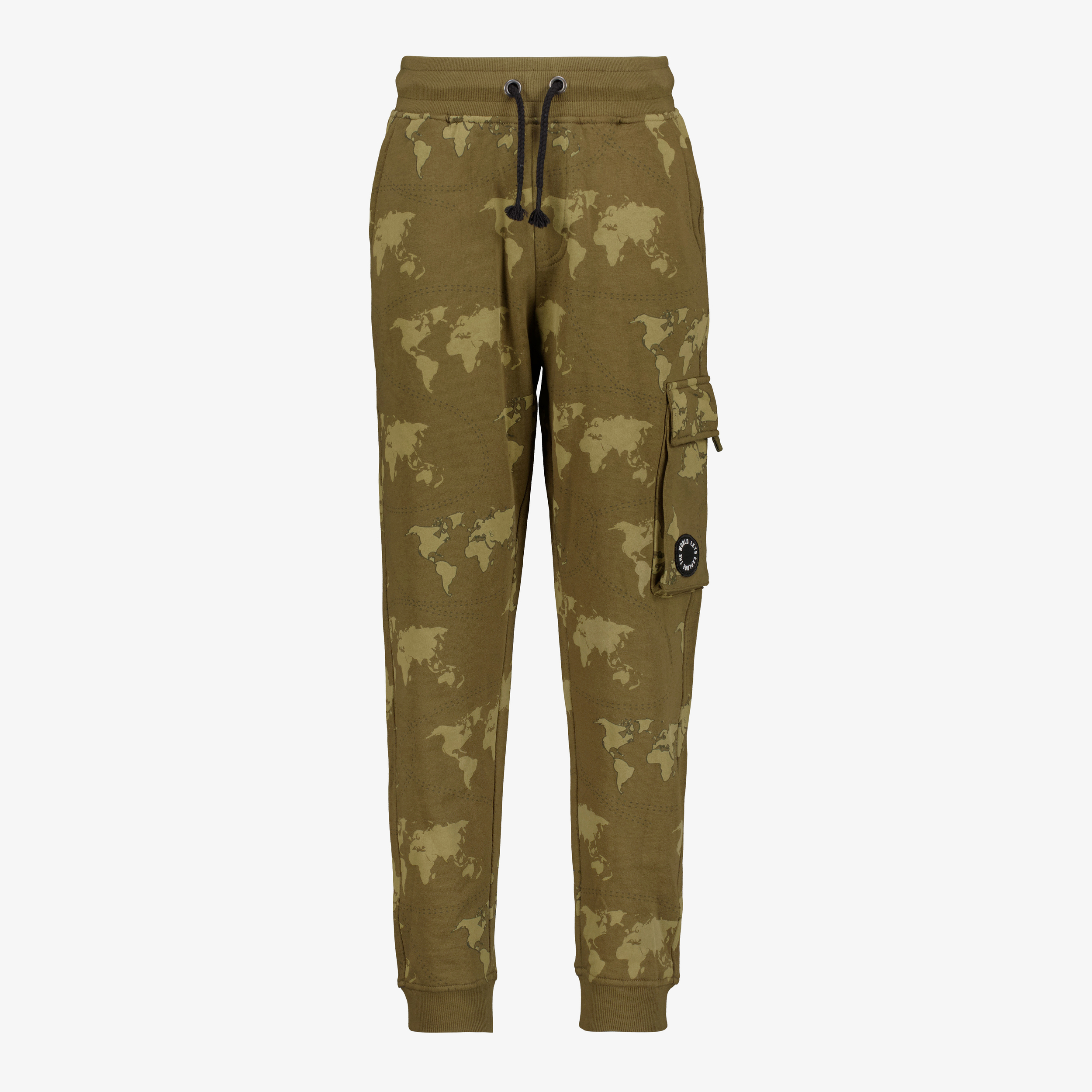 Unsigned jongens cargo joggingbroek olijfgroen broeken & shorts