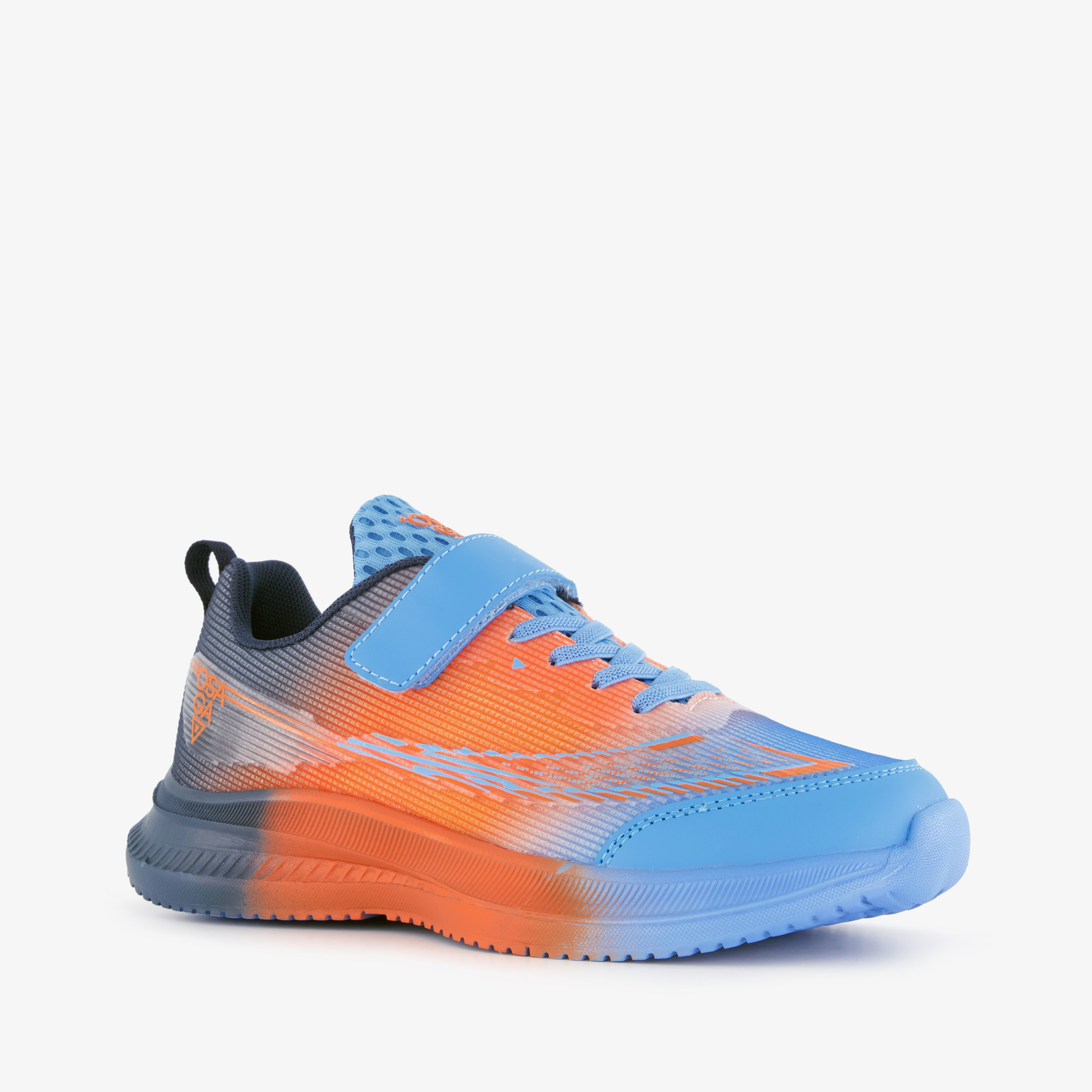 Osaga kinder sportschoenen blauw oranje Osaga kinder sportschoenen blauw oranje