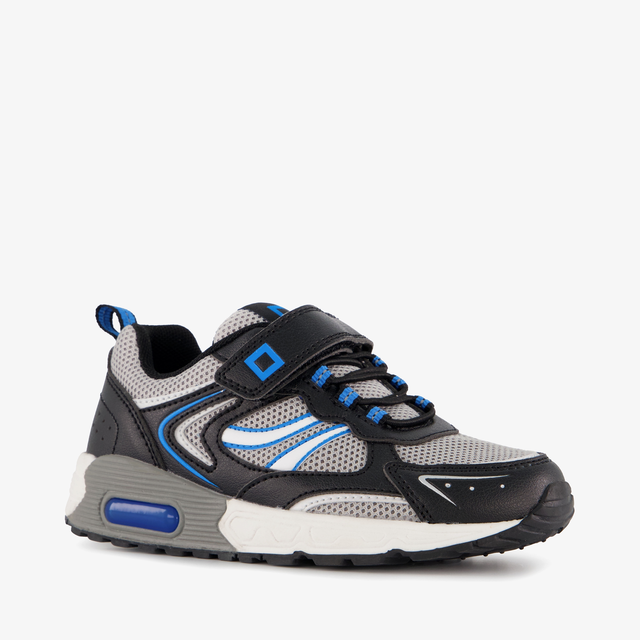 Blue Box jongens sneakers met airzool grijs blauw