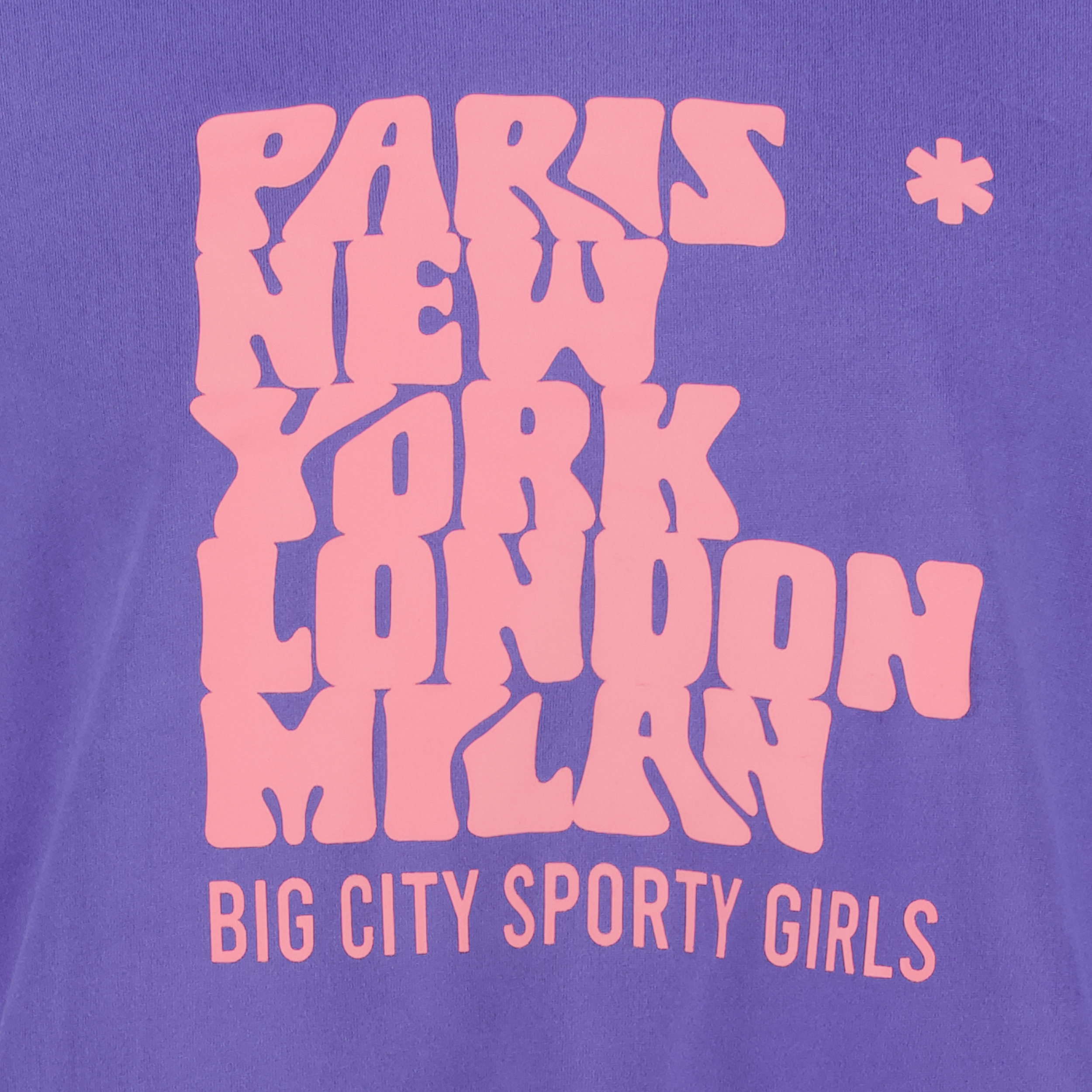 Osaga cropped meisjes sport T-shirt paars t-shirts & tops – foto 2