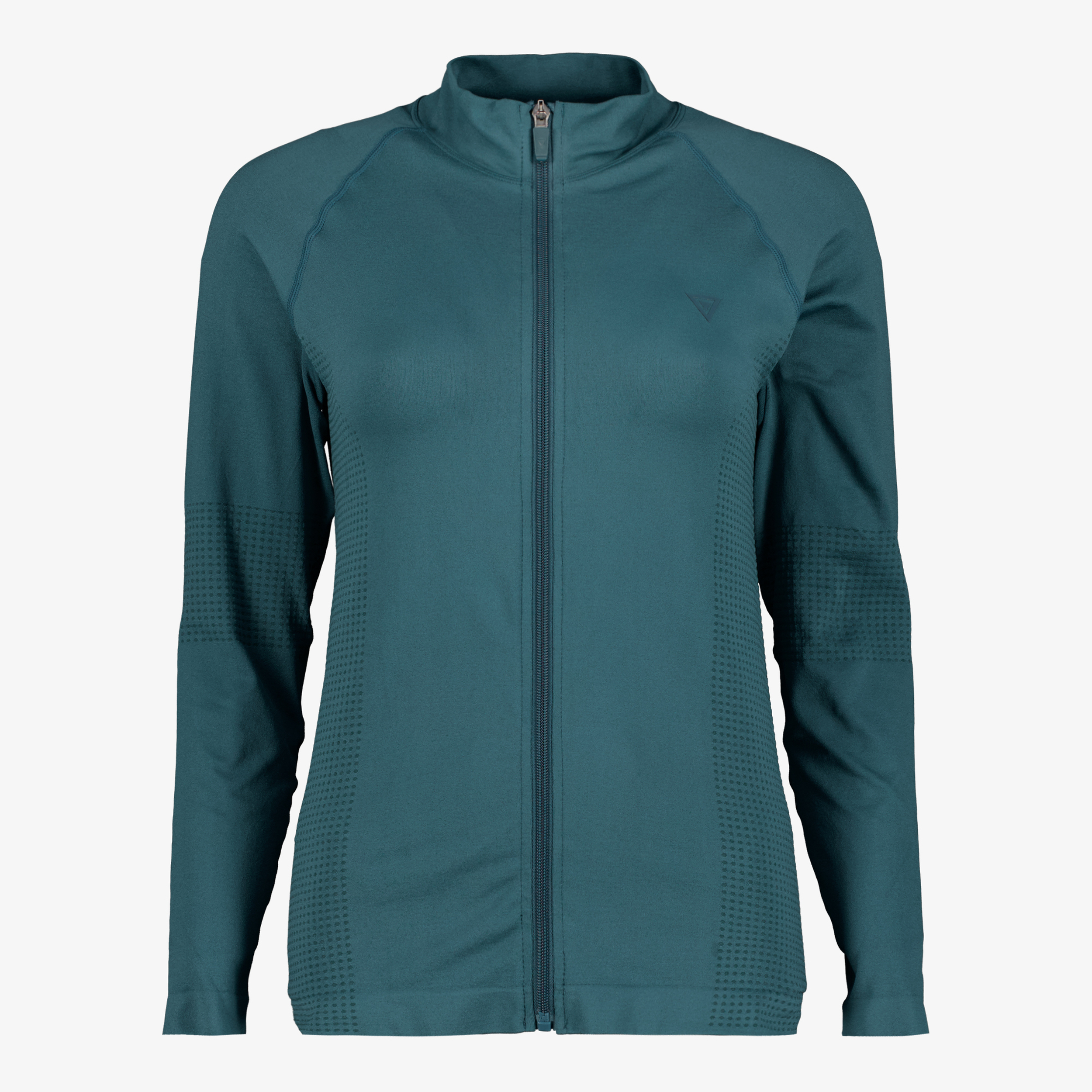 Osaga seamless dames trainingsjas petrol jassen