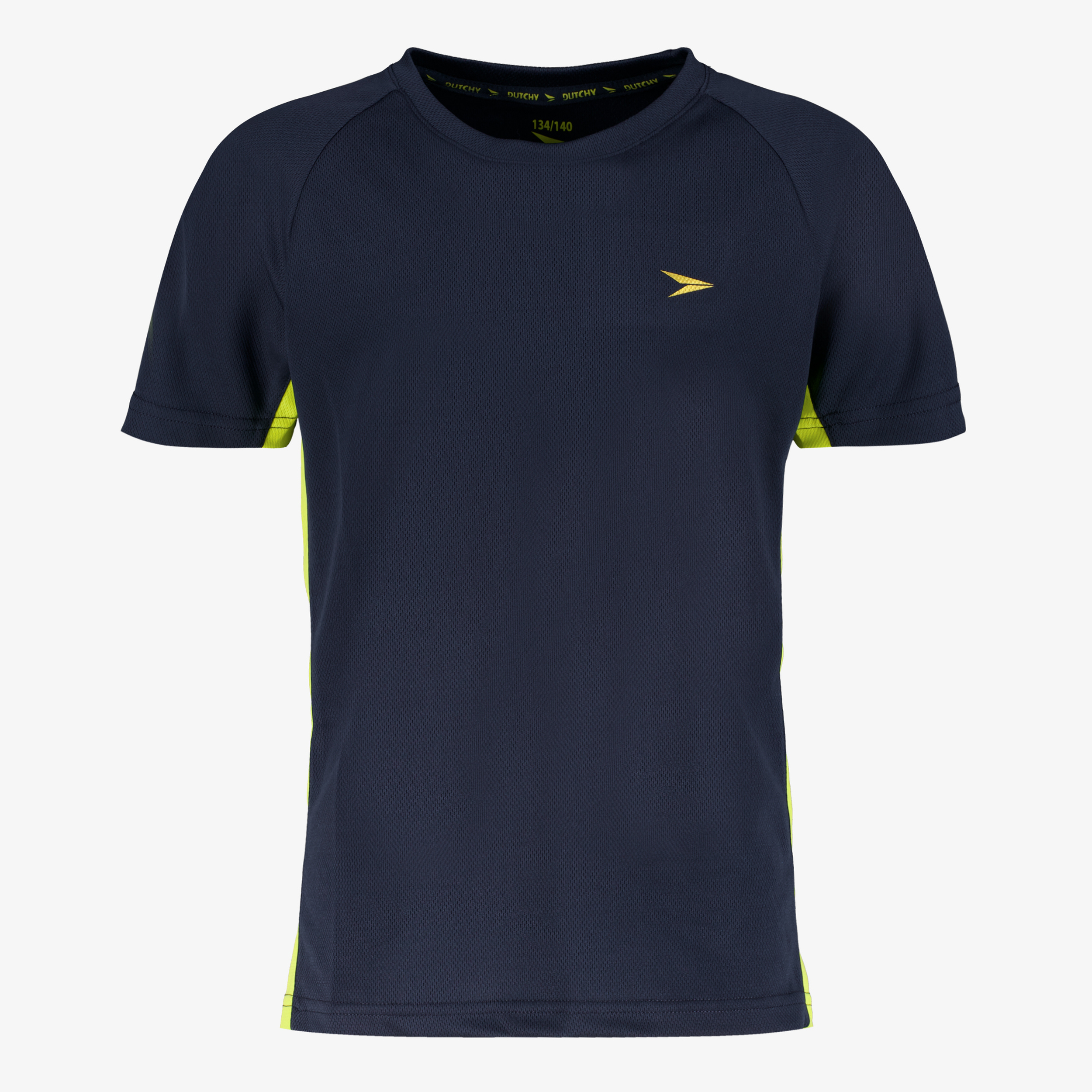 Dutchy kinder  voetbal T-shirt blauw geel