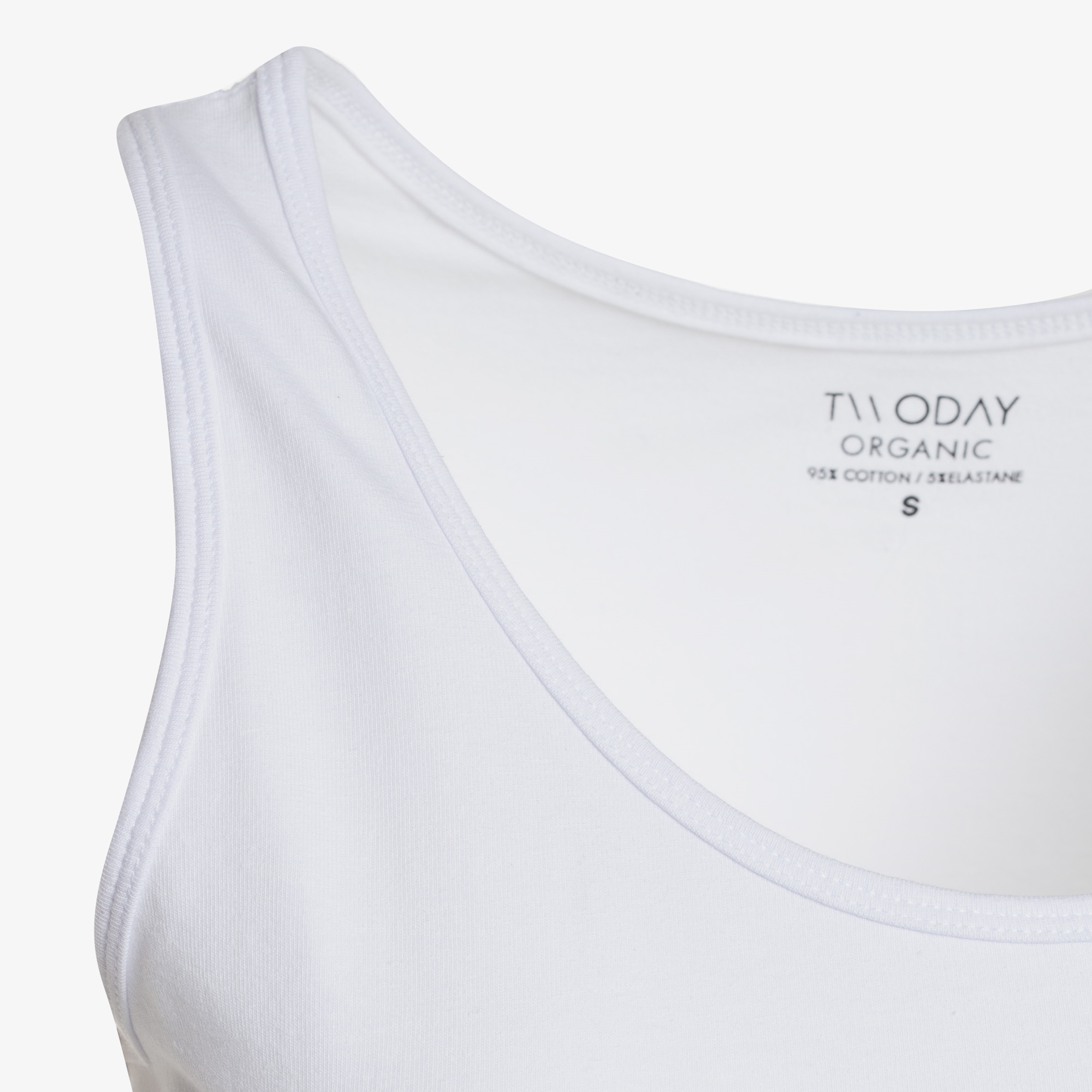 TwoDay dames basic singlet wit t-shirts & tops – foto 2