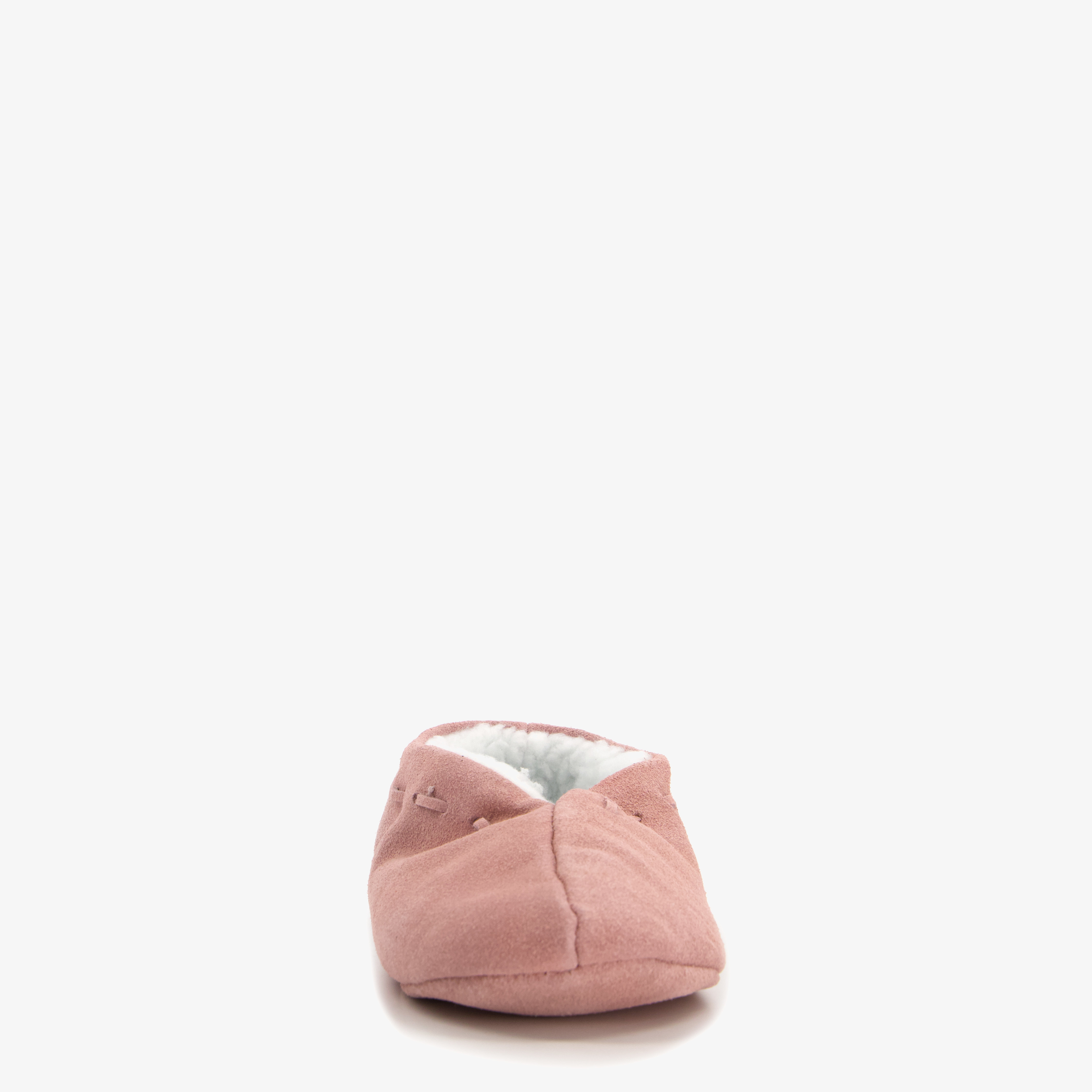 Thu!s suède Spaanse sloffen voor dames - roze