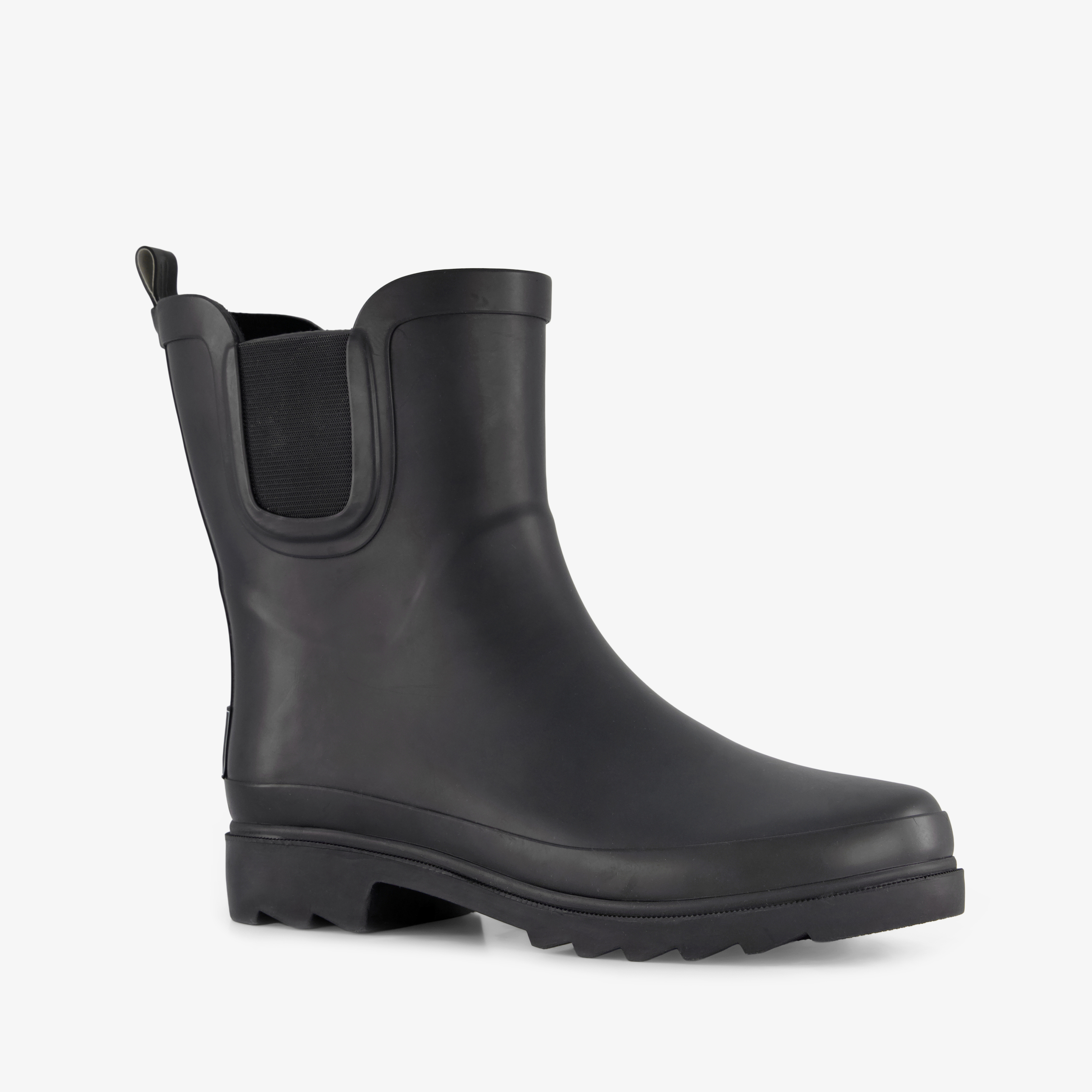 Mountain Peak korte dames regenlaarzen zwart