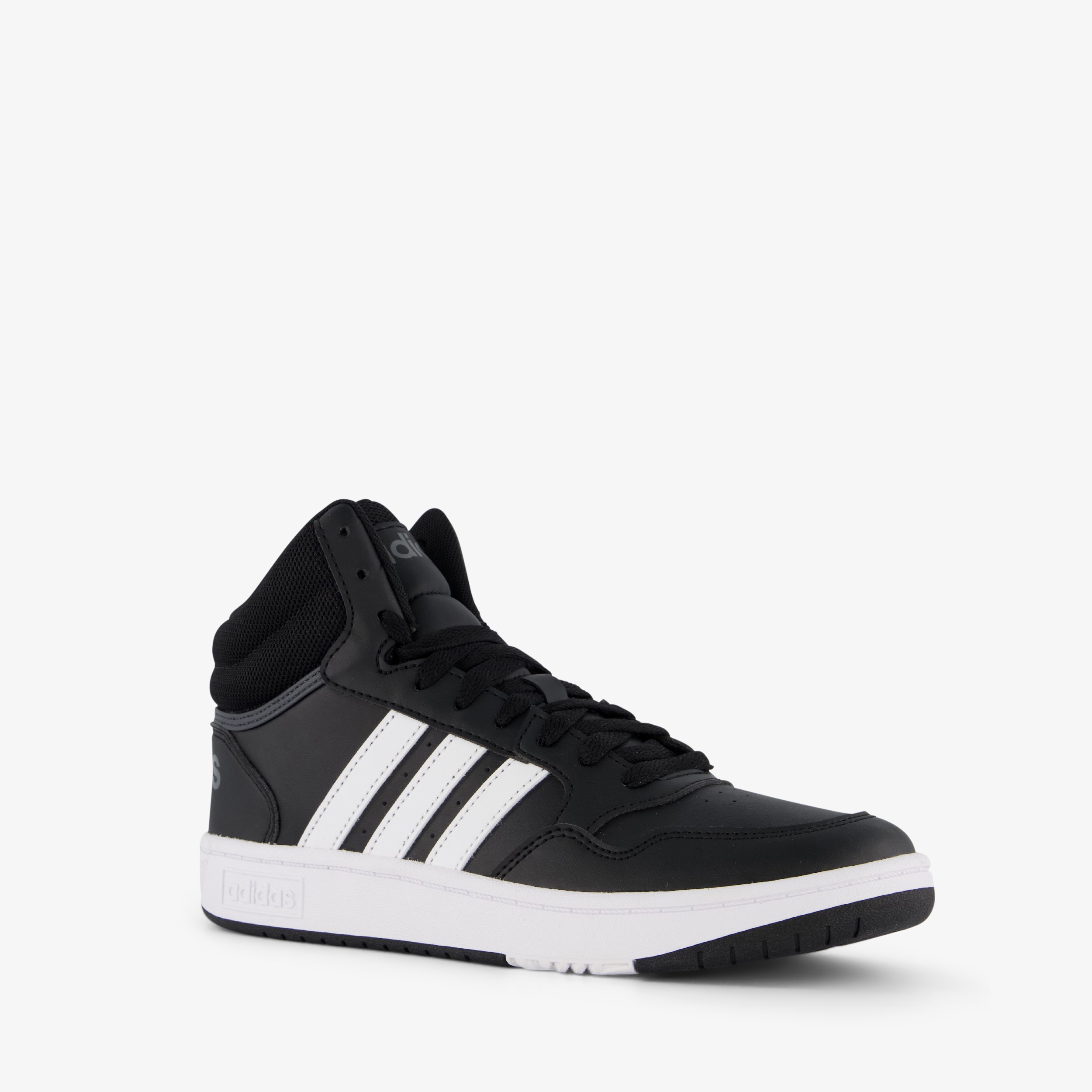 Adidas Hoops Mid 3.0 hoge kinder sneakers zwart
