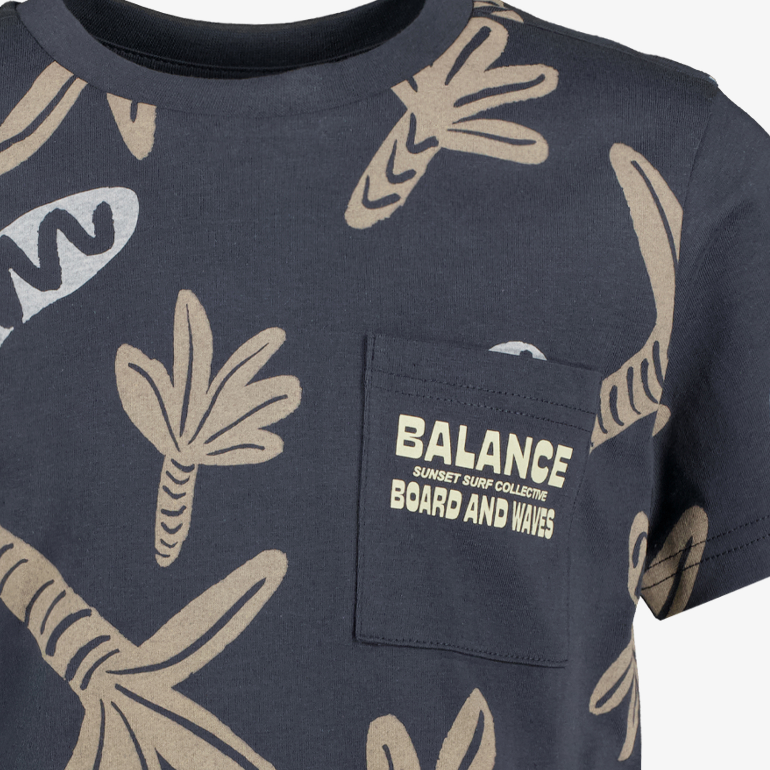 Unsigned jongens T-shirt met opdruk donkerblauw t-shirts & tops – foto 2