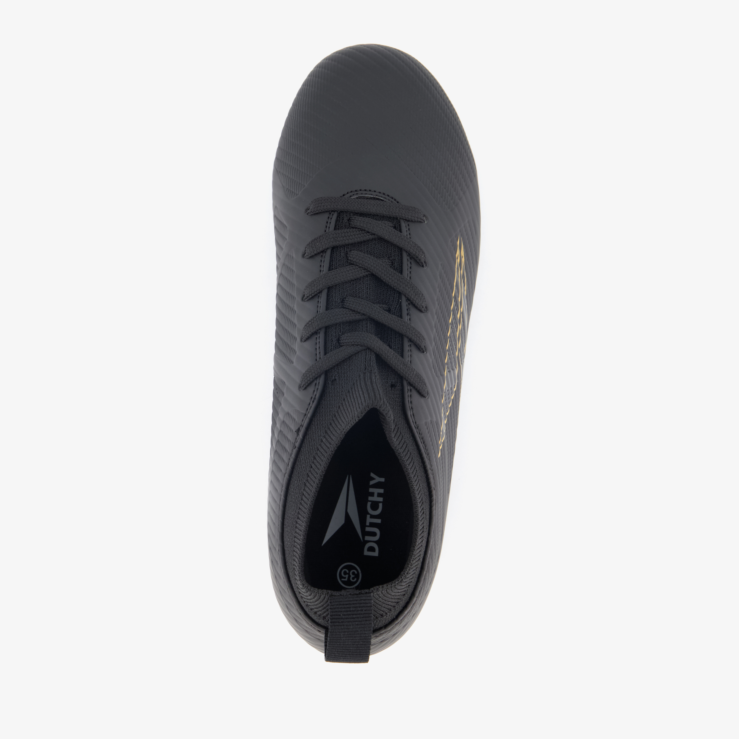 Dutchy FG kinder voetbalschoenen zwart meisjes veldschoenen – foto 4