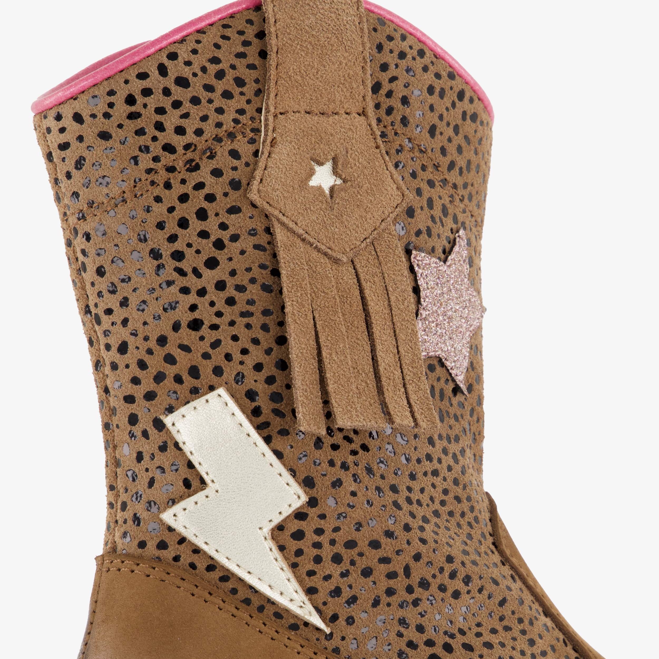 TwoDay leren meisjes westernboots met