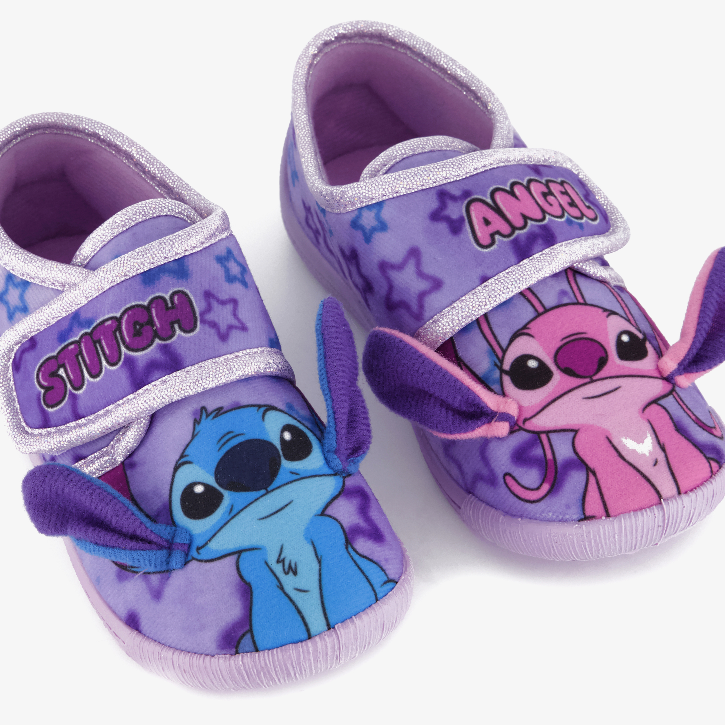 Lilo & Stitch kinder pantoffels paars meisjes – foto 5