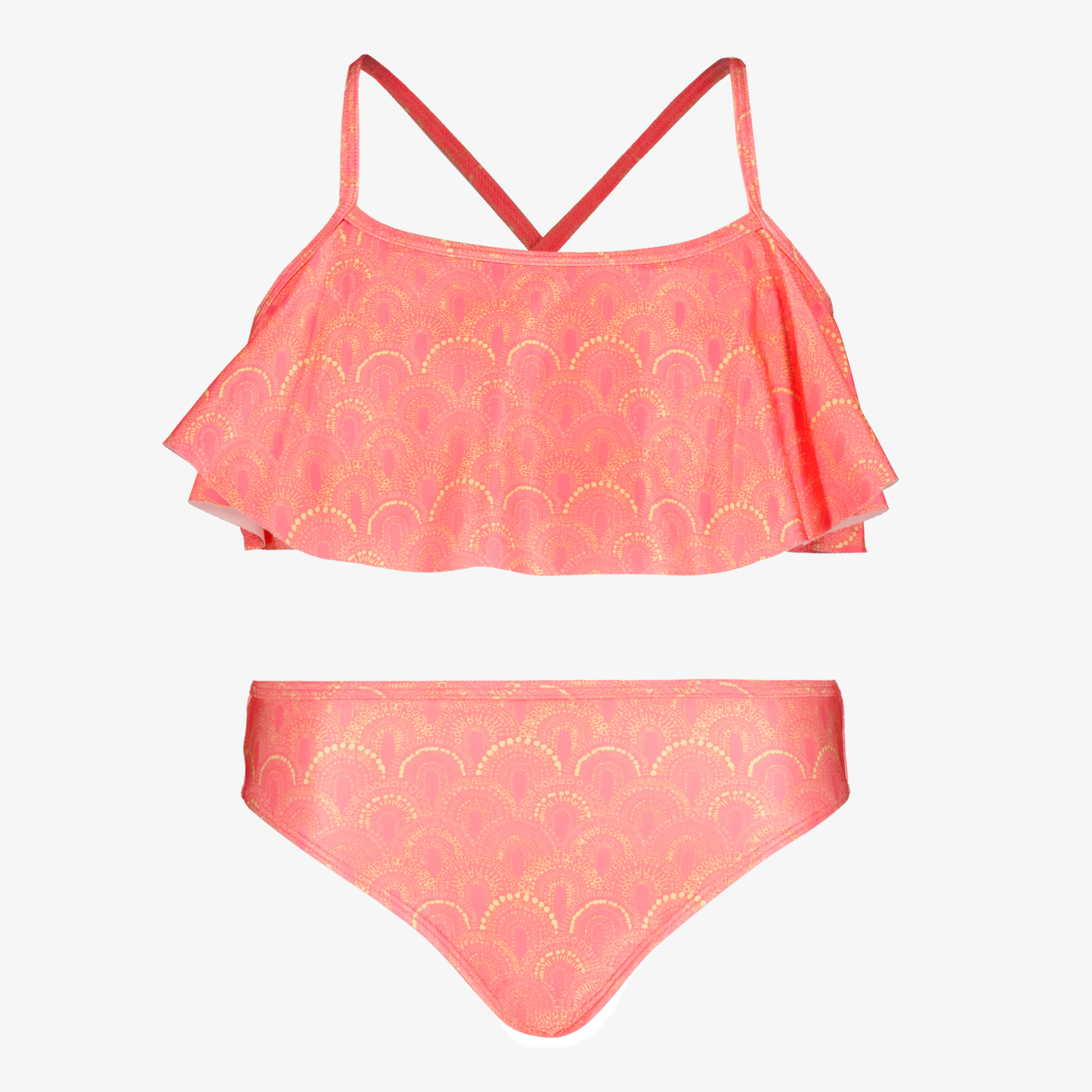 Osaga meisjes bikini roze met print Osaga meisjes bikini roze met print