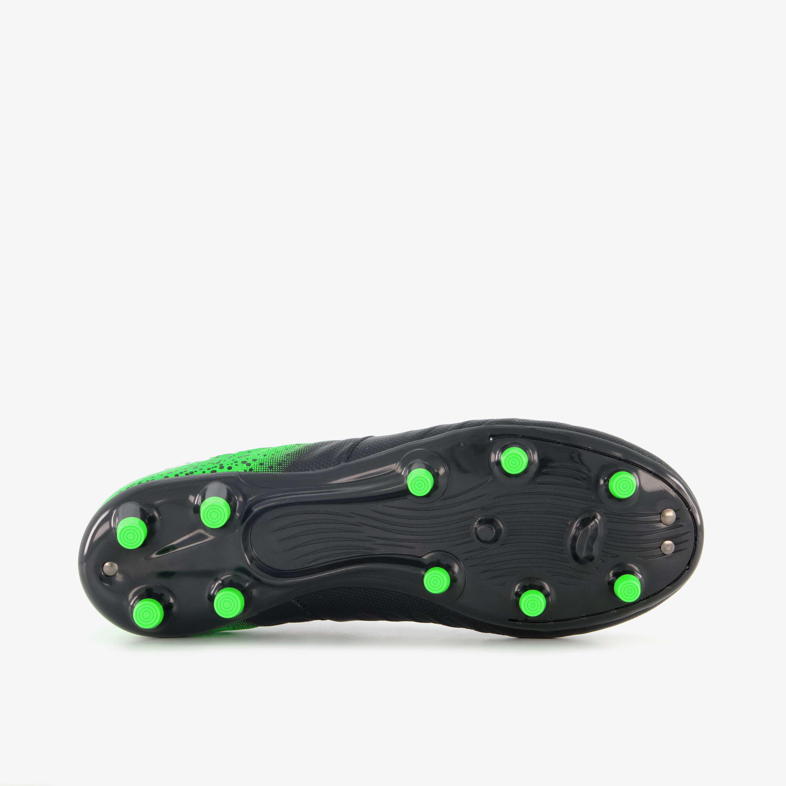 Dutchy FG kinder voetbalschoenen zwart groen meisjes veldschoenen – foto 3