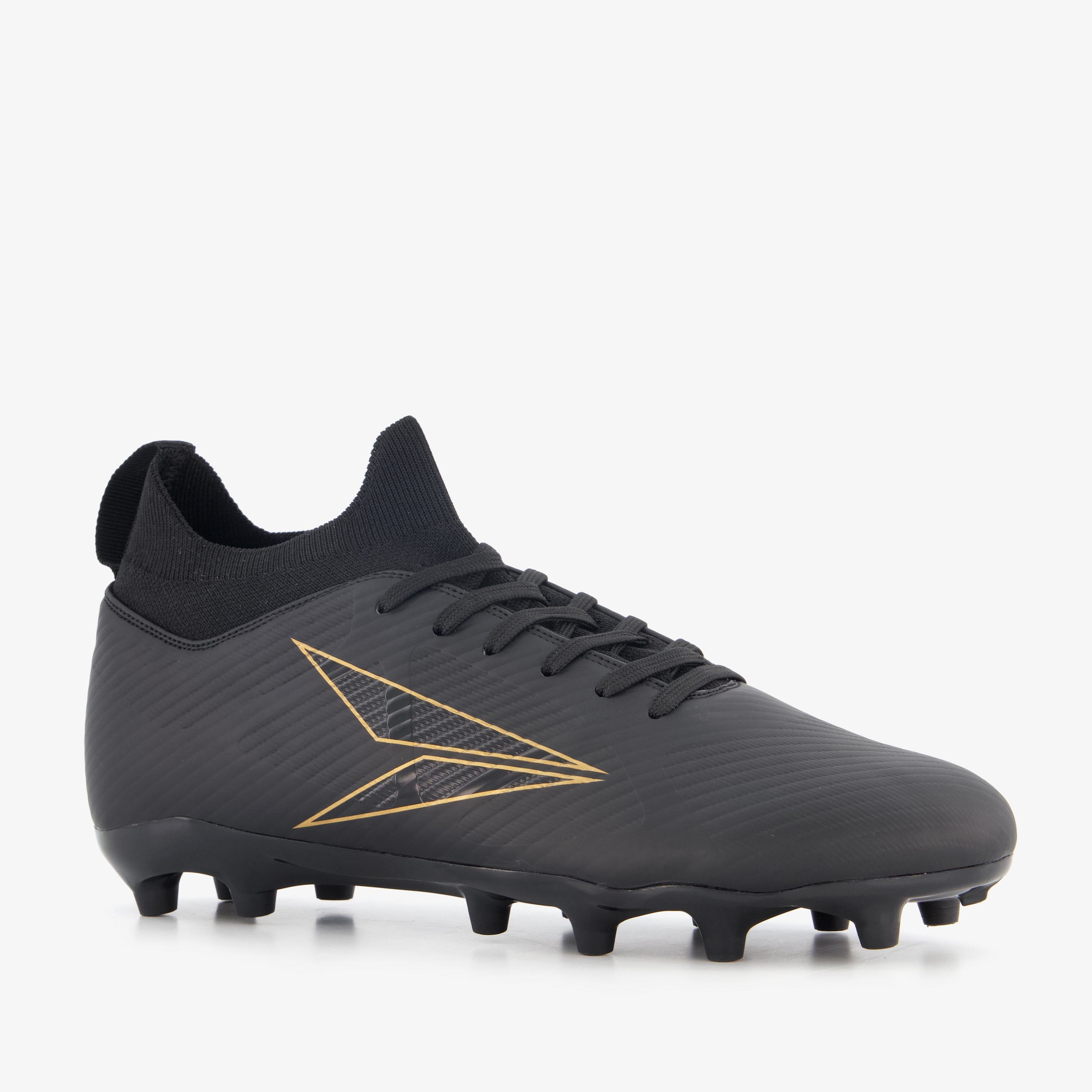 Dutchy FG heren voetbalschoenen zwart veldschoenen