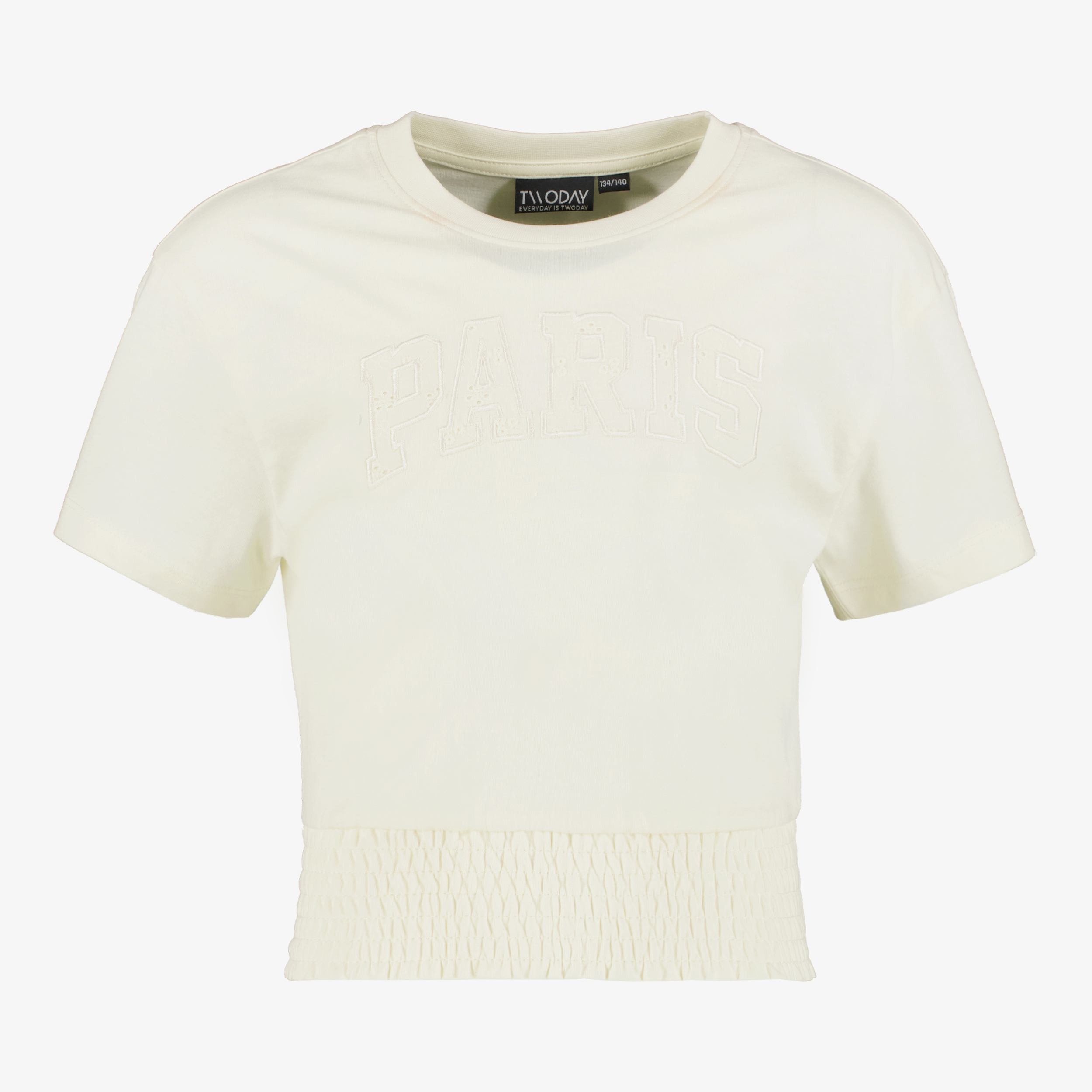 TwoDay cropped meisjes top wit
