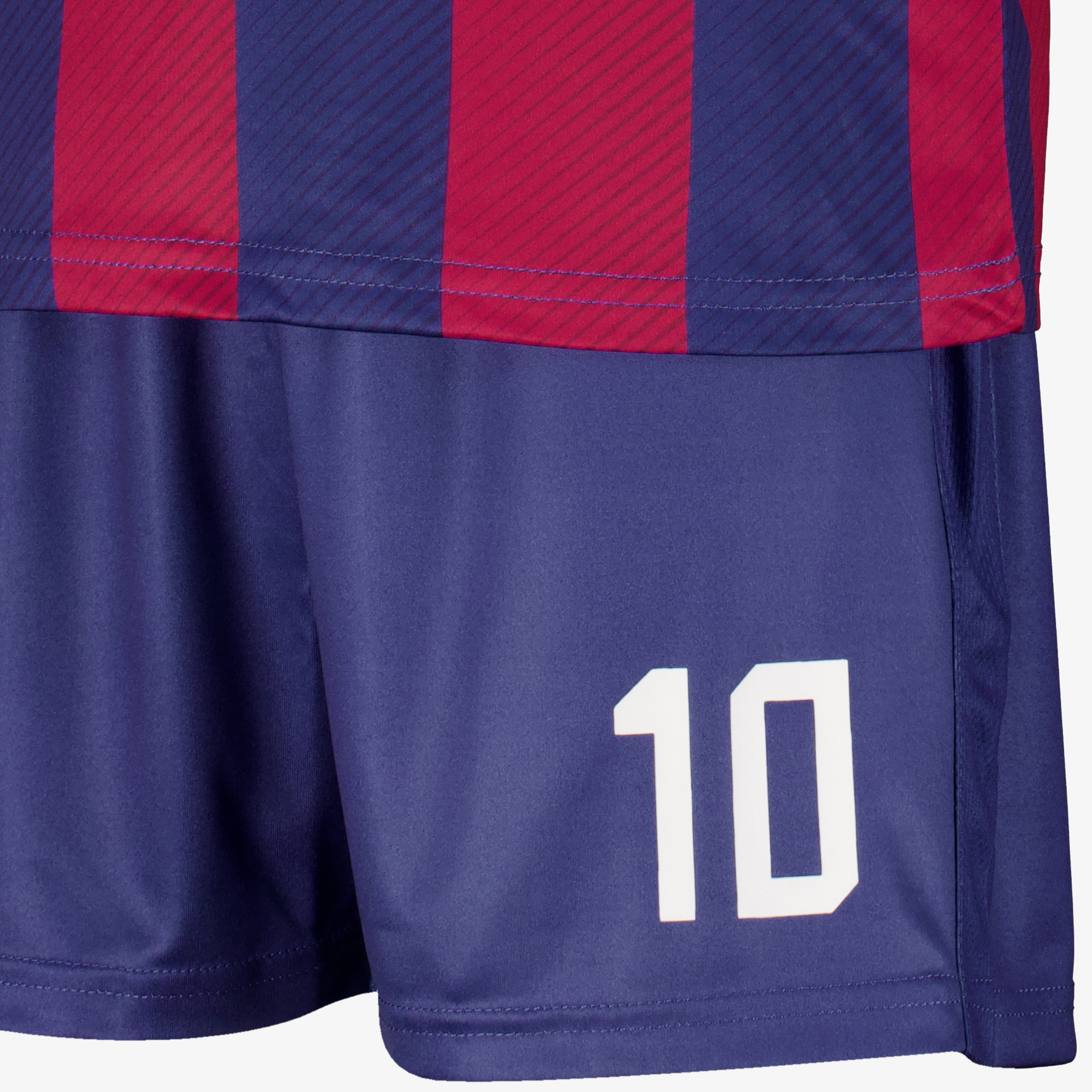 Dutchy kinder sport set met rugnummer 10 blauw rood jongens – foto 3