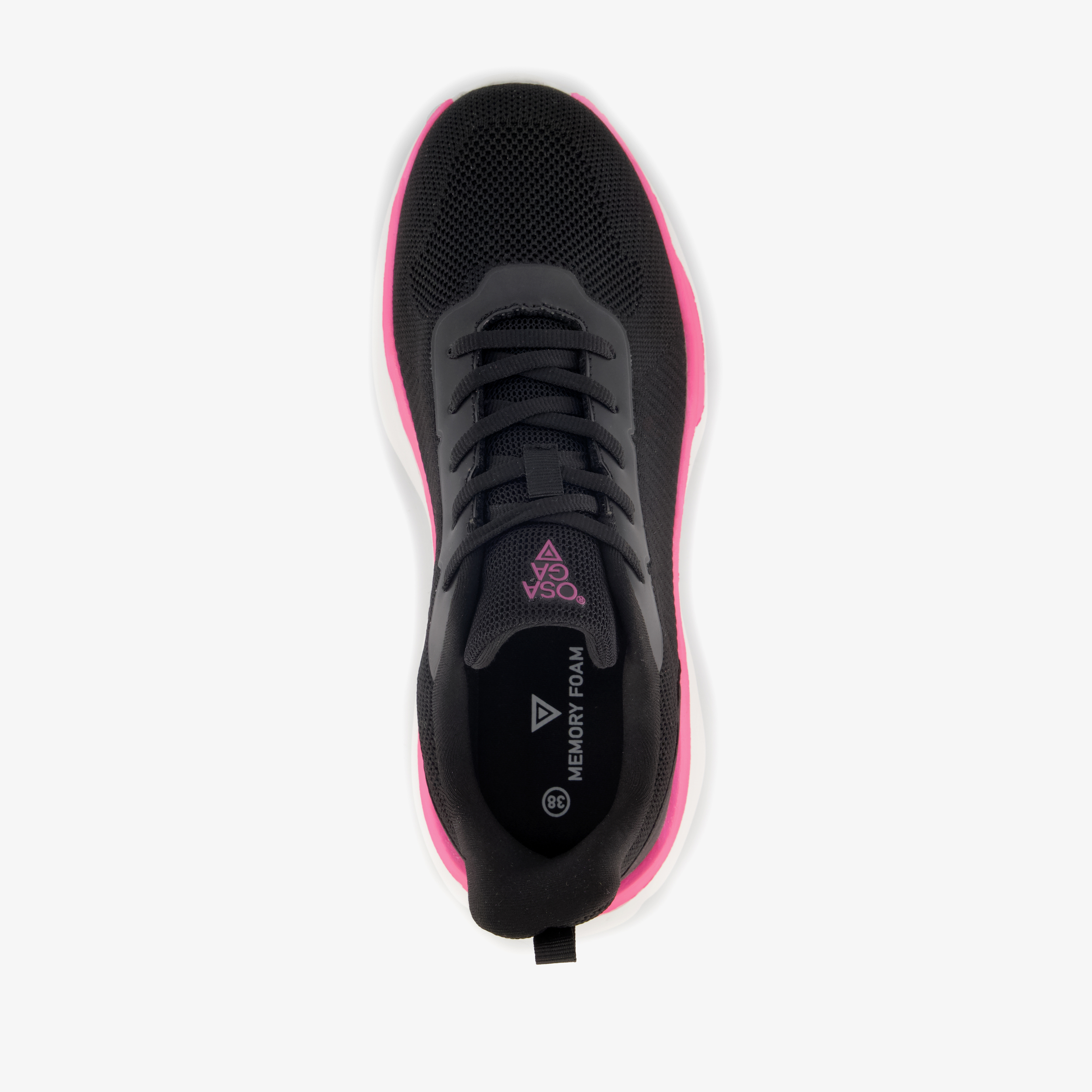 Osaga meisjes sportschoenen zwart roze sneakers – foto 4