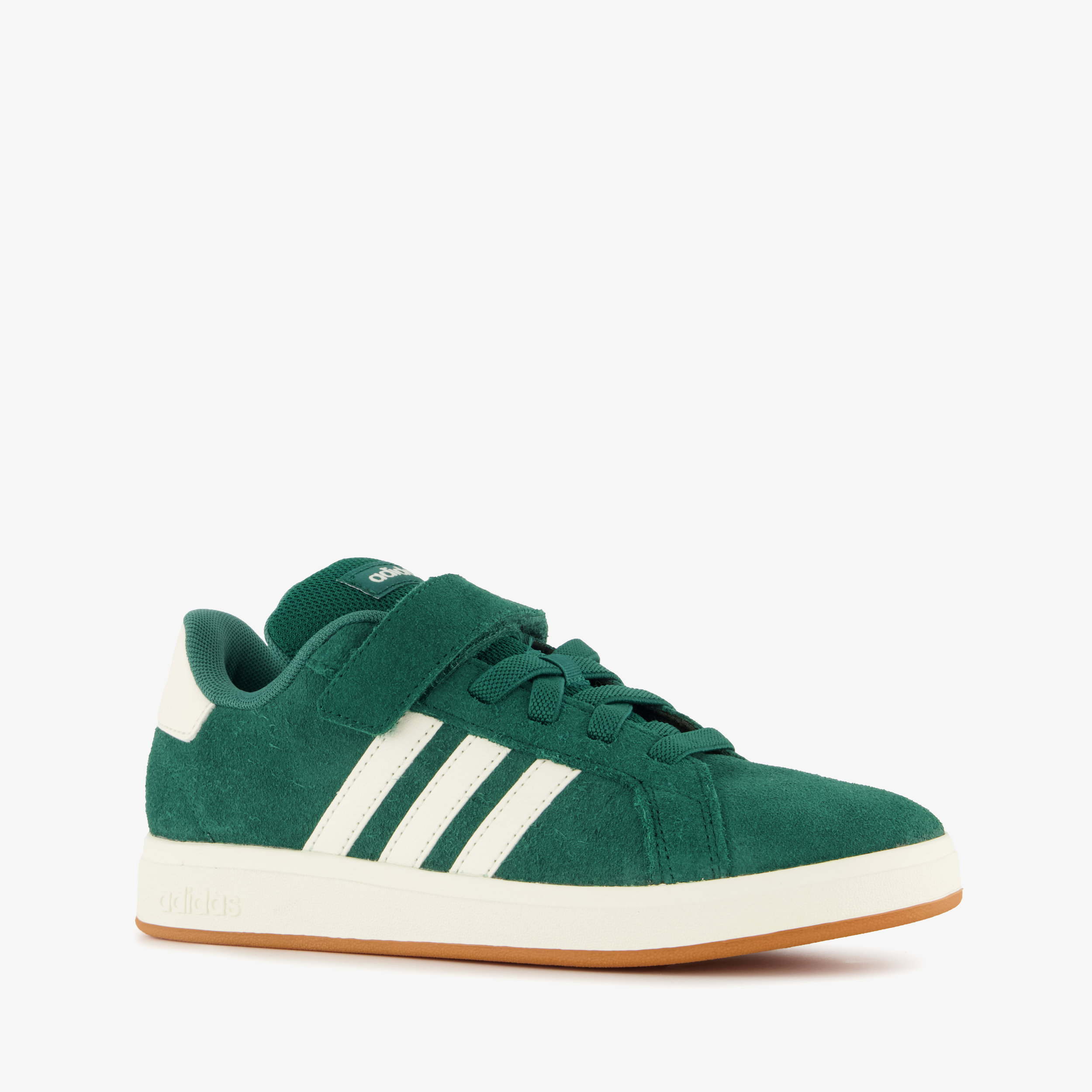 Adidas Grand Court 00s suede kinder sneakers groen