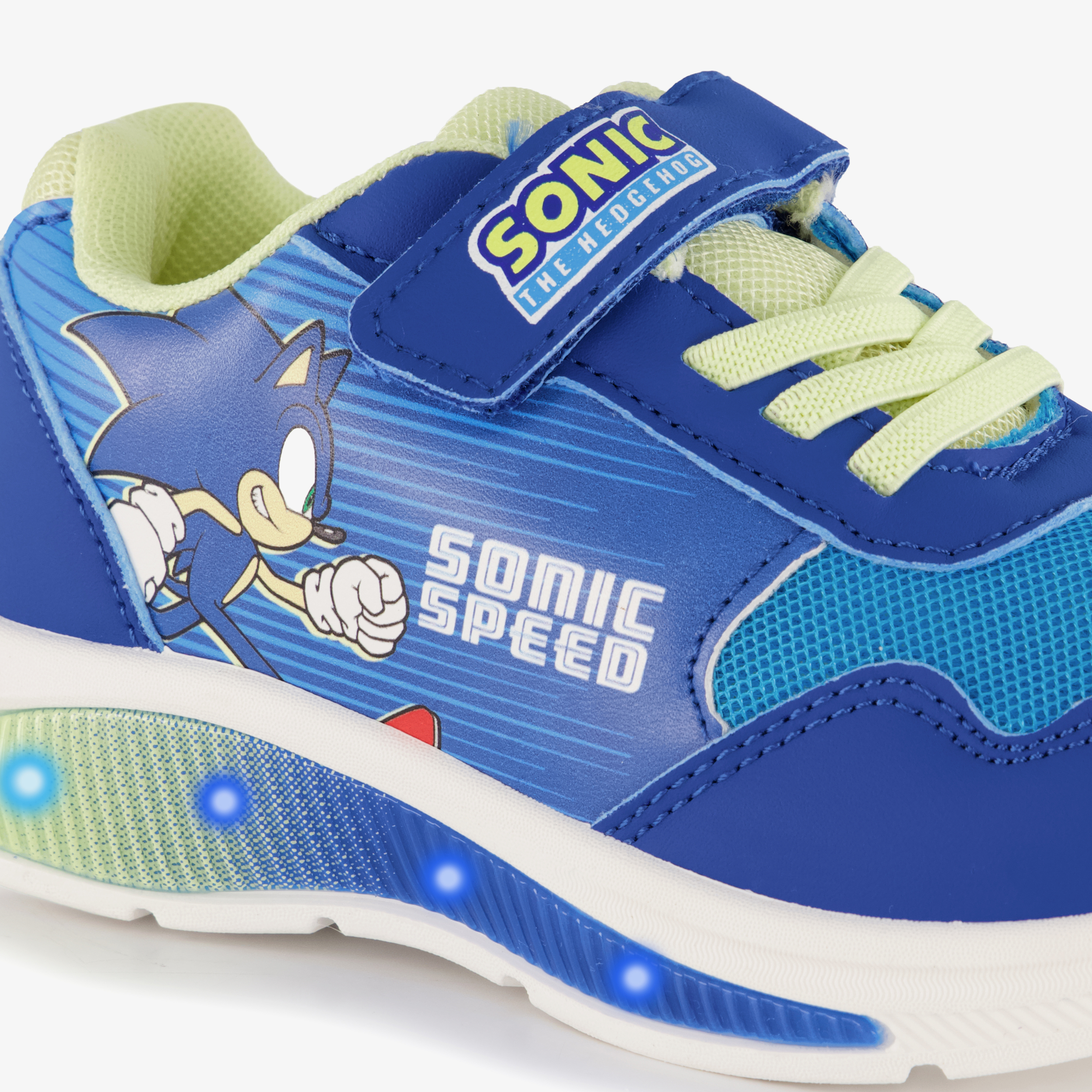 Sonic jongens sneakers met lichtjes blauw – foto 5
