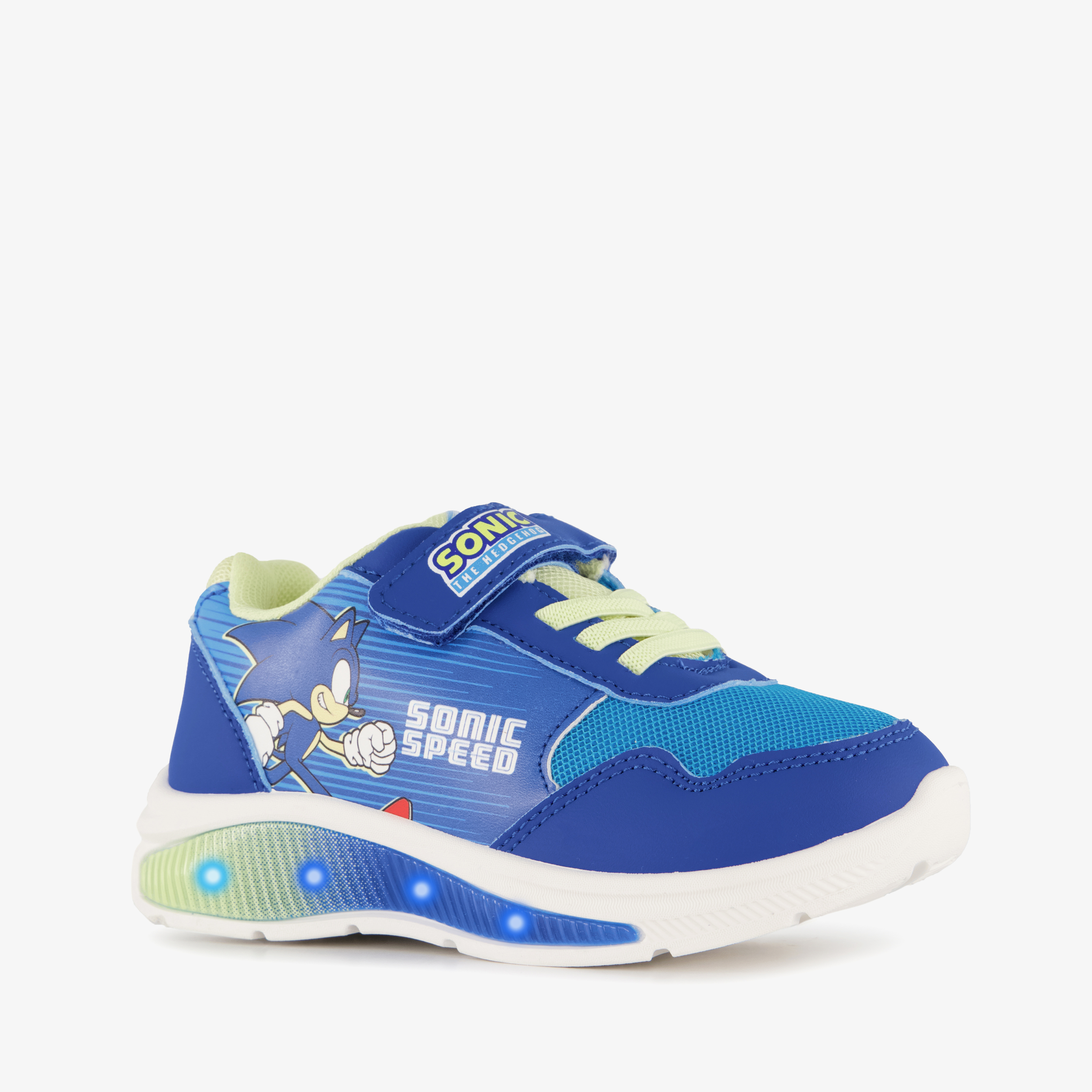 Sonic jongens sneakers met lichtjes blauw Sonic jongens sneakers met lichtjes blauw