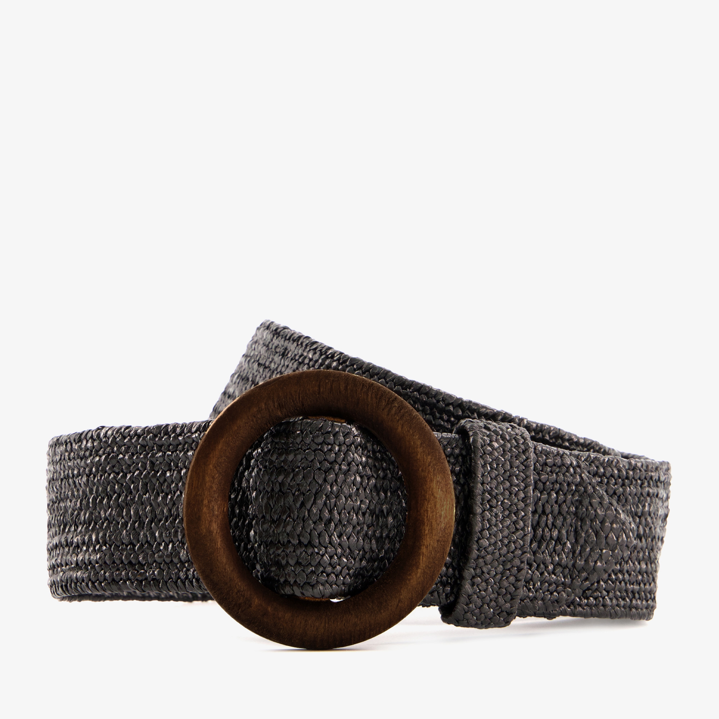 Scapino Gevlochten dames riem zwart