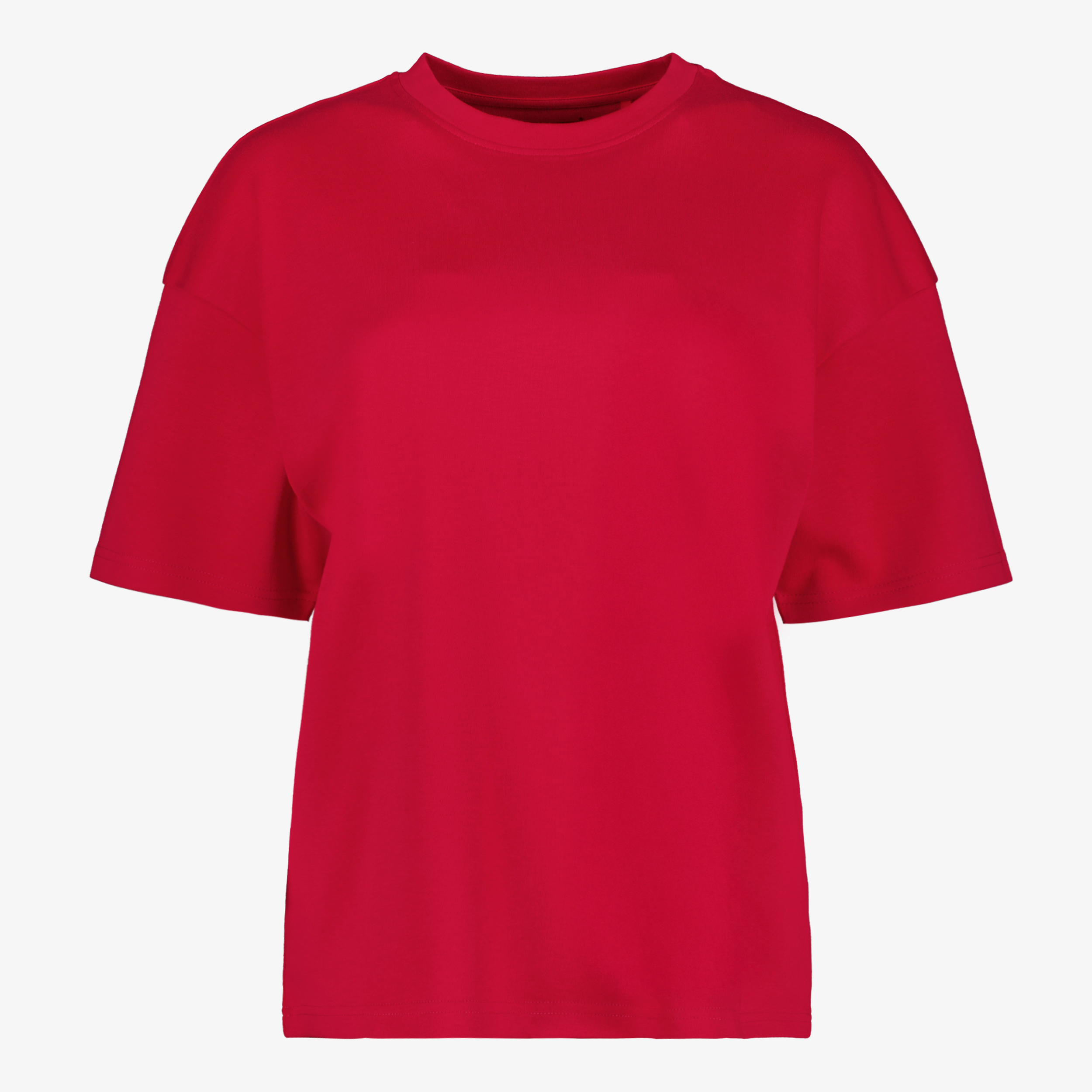 TwoDay oversized dames T-shirt rood t-shirts & tops