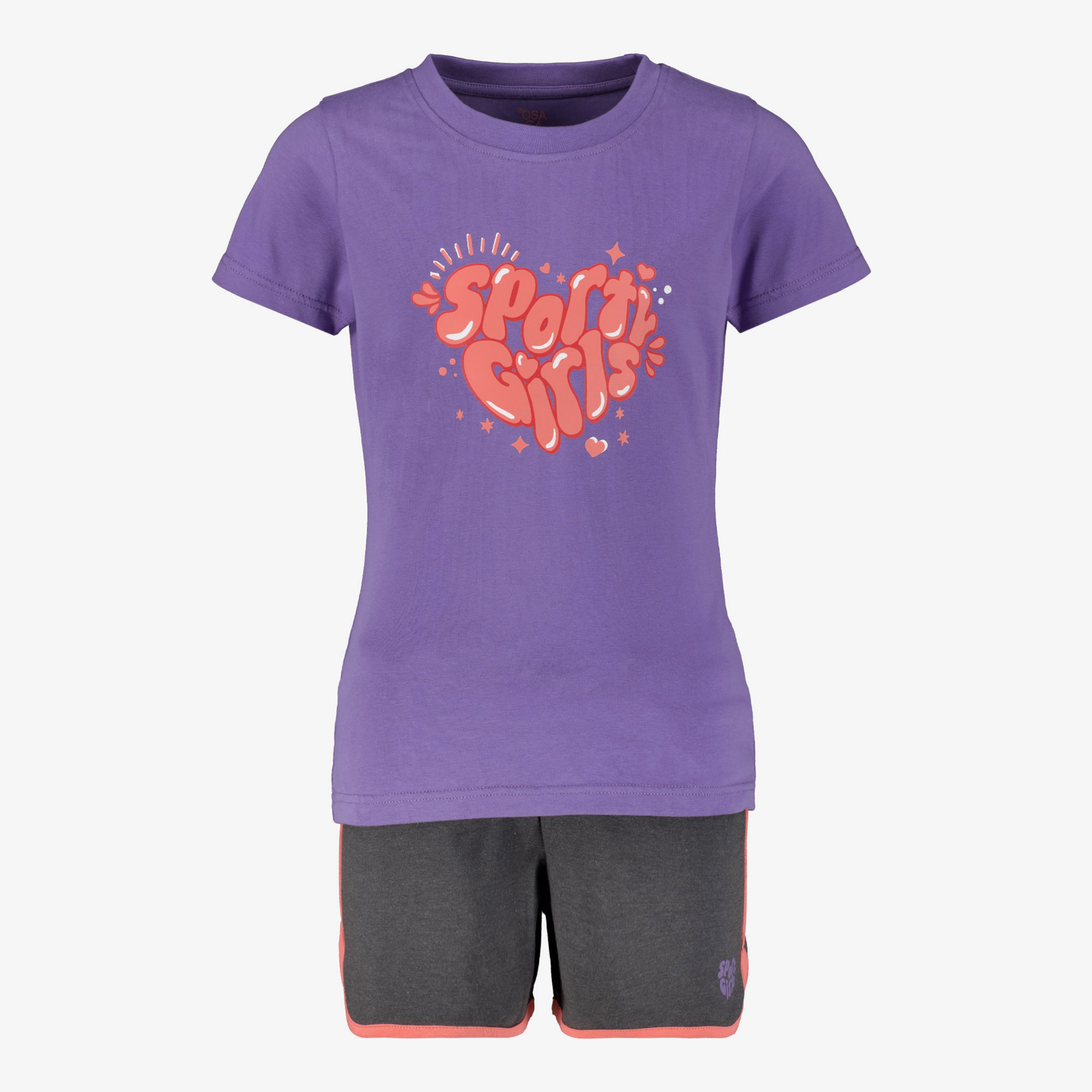 Osaga tweedelige meisjes sport set paars