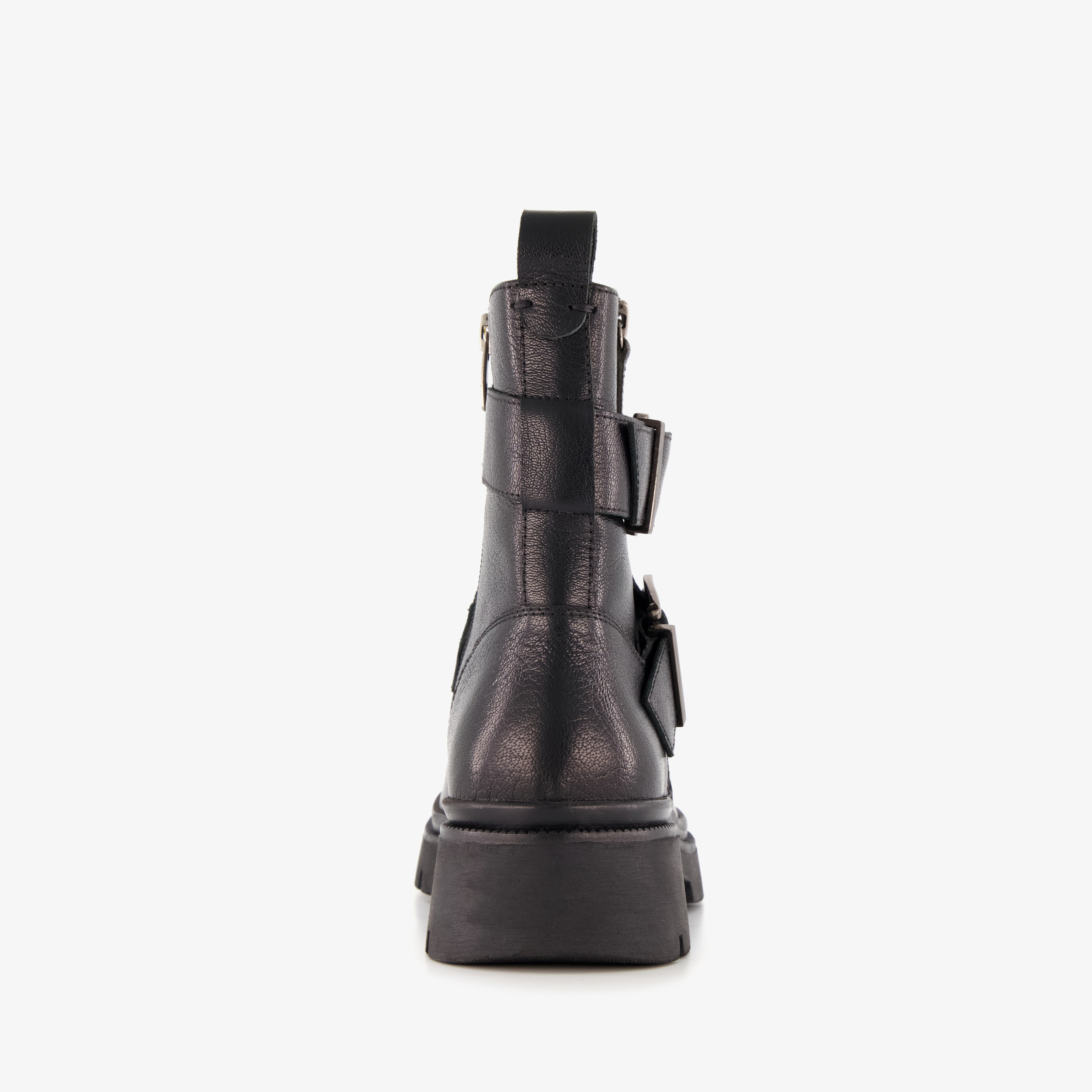 Harper leren dames biker boots zwart laarzen – foto 2