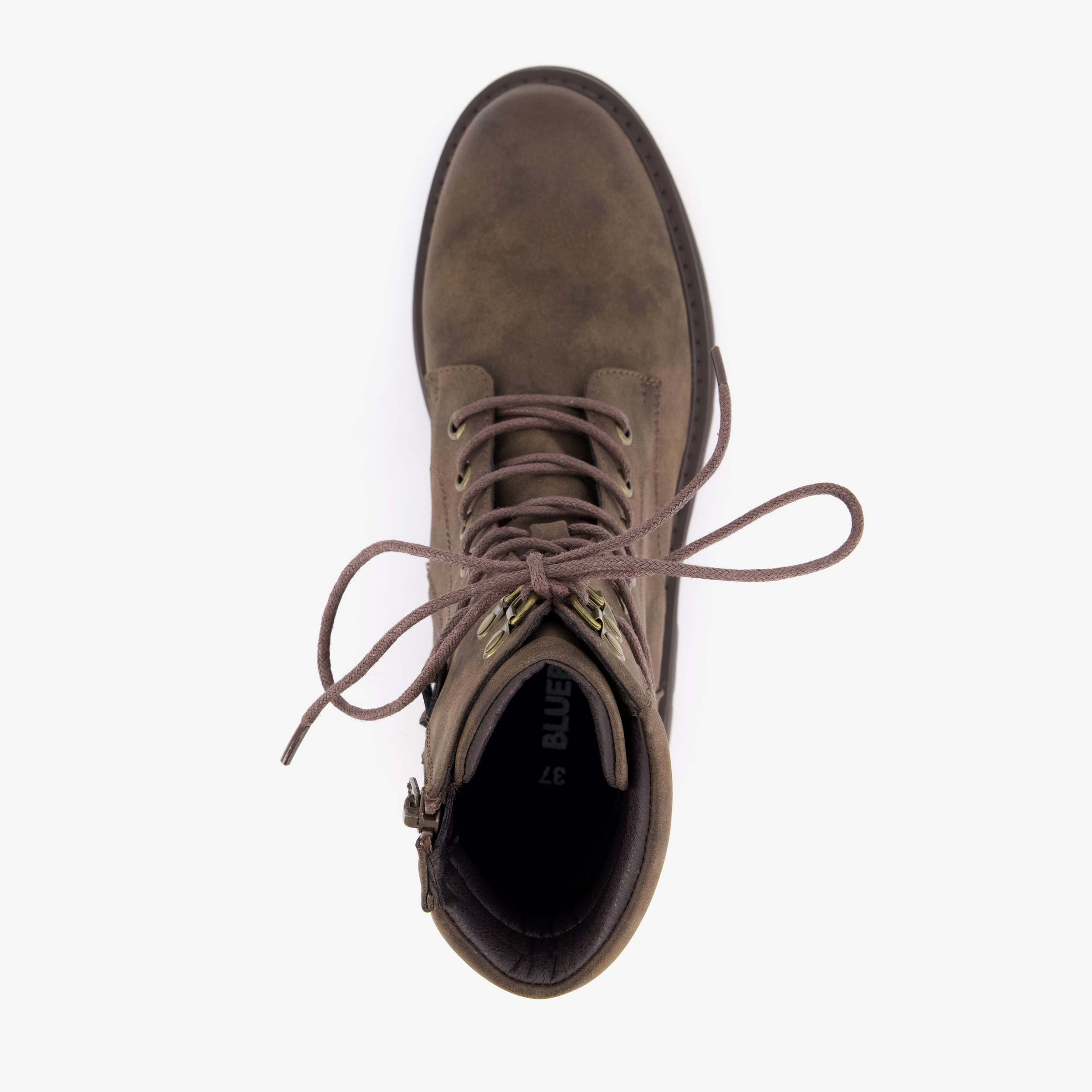 Blue Box dames veterboots bruin – foto 4