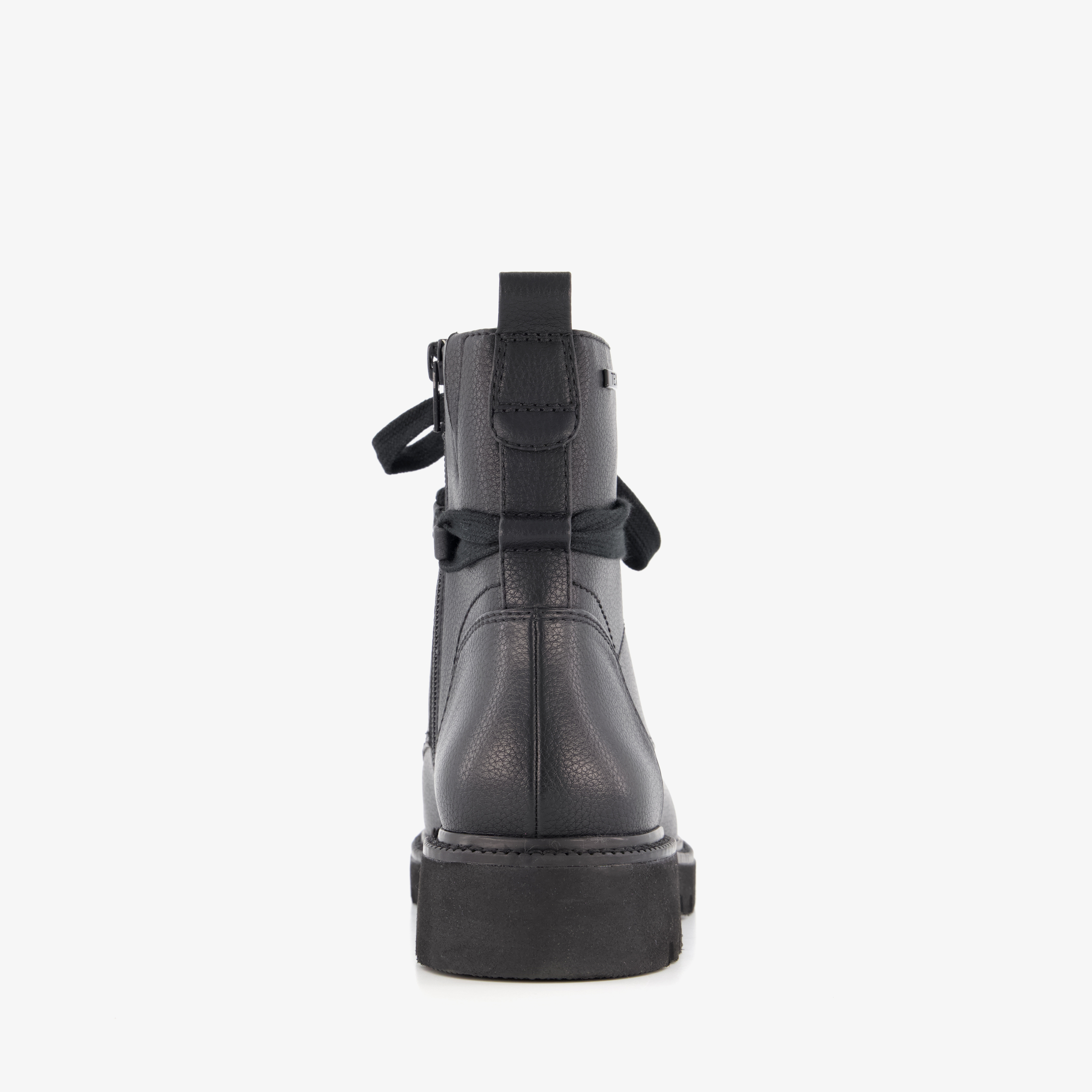 Softline dames veterboots zwart laarzen – foto 2