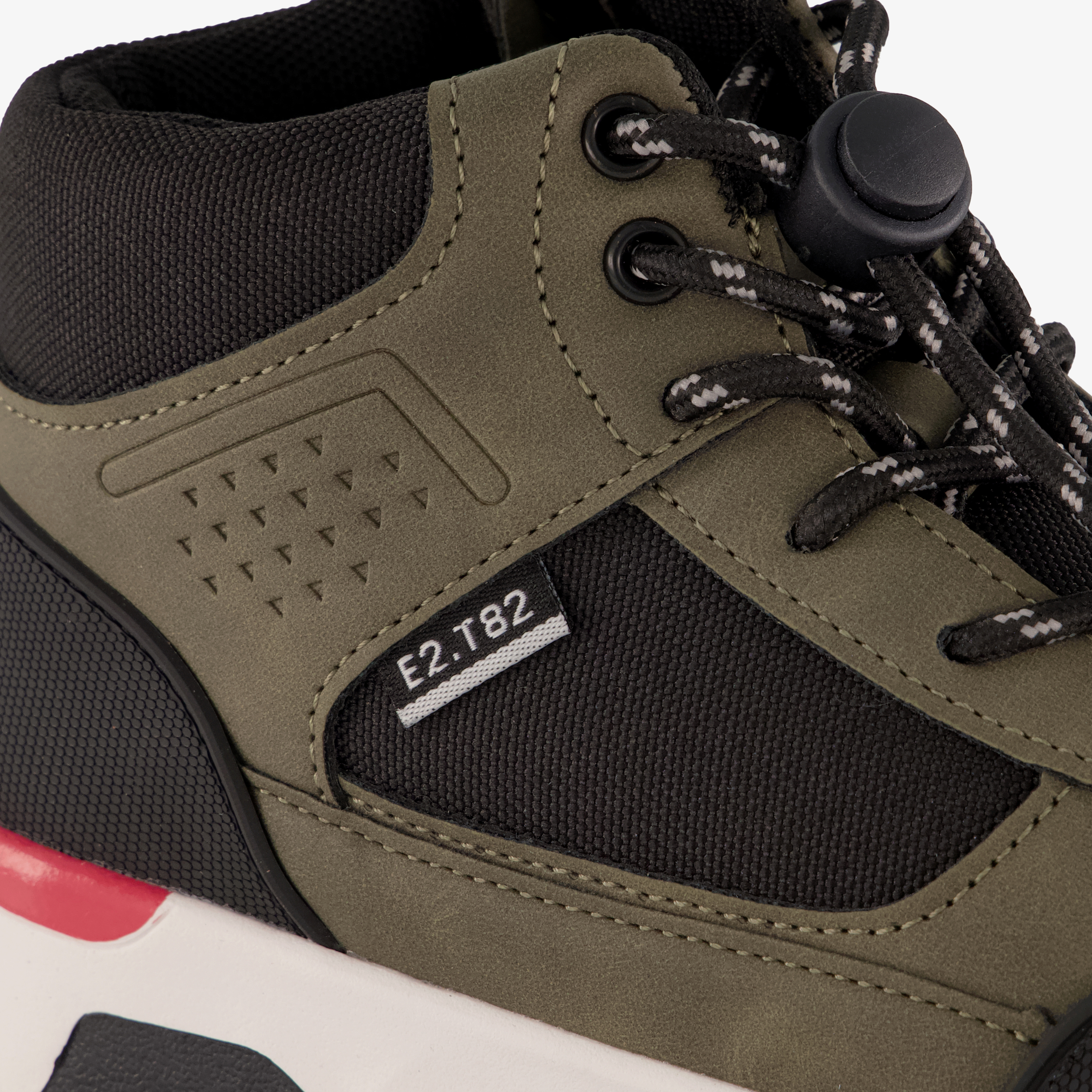 Blue Box hoge jongens sneakers groen zwart – foto 5