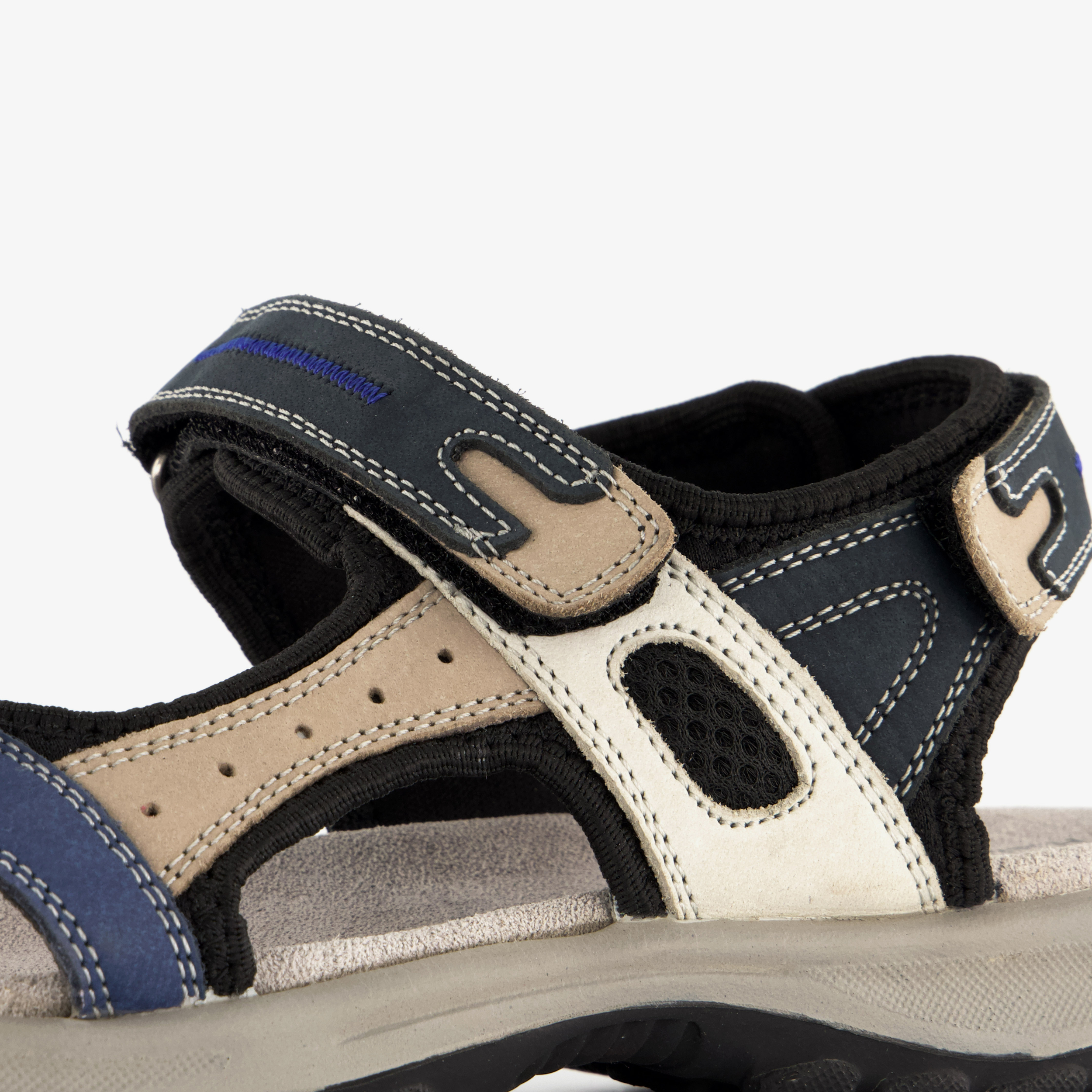 Hush Puppies leren dames sandalen beige blauw – foto 5