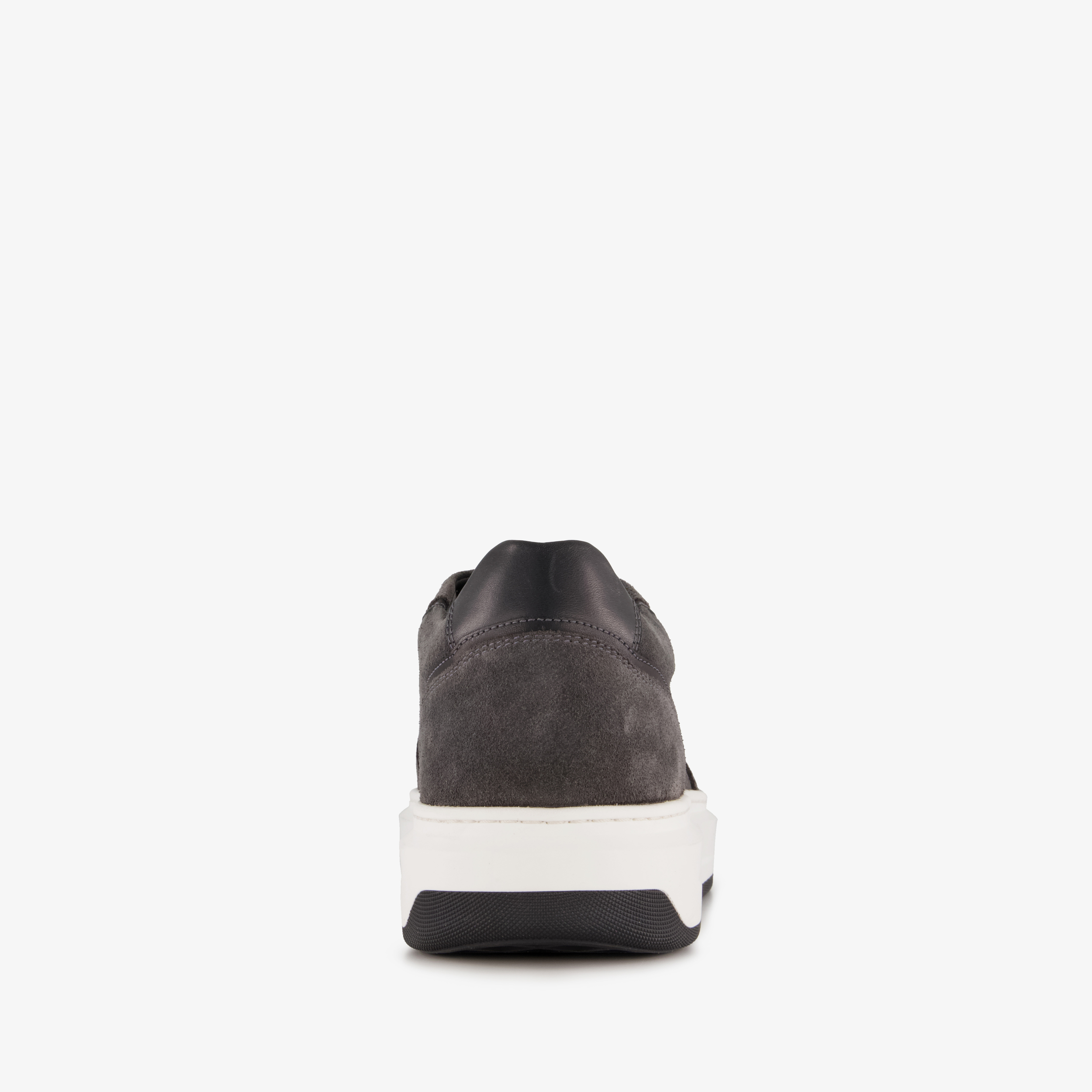 Van Beers suède heren sneakers grijs – foto 2