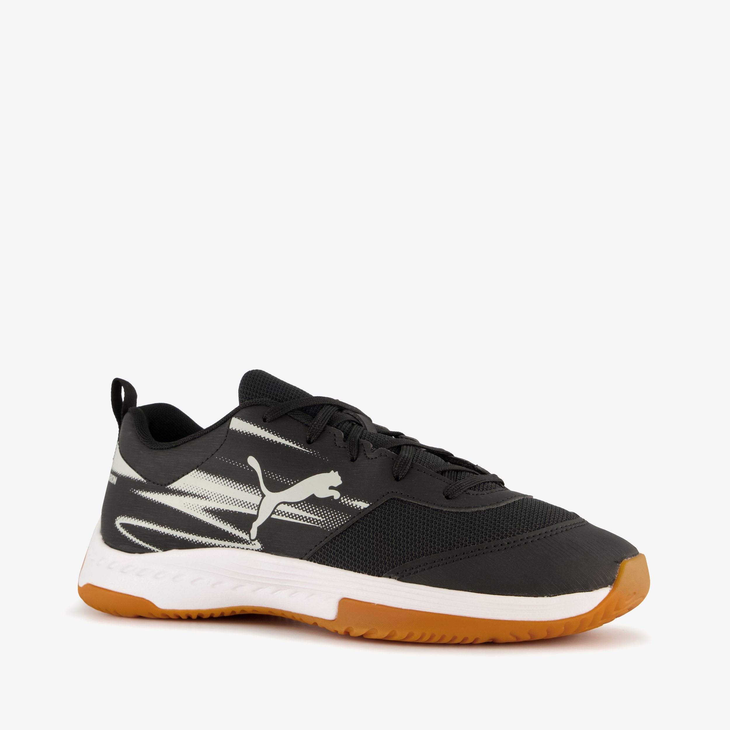 Puma Varion II kinder indoorschoenen zwart