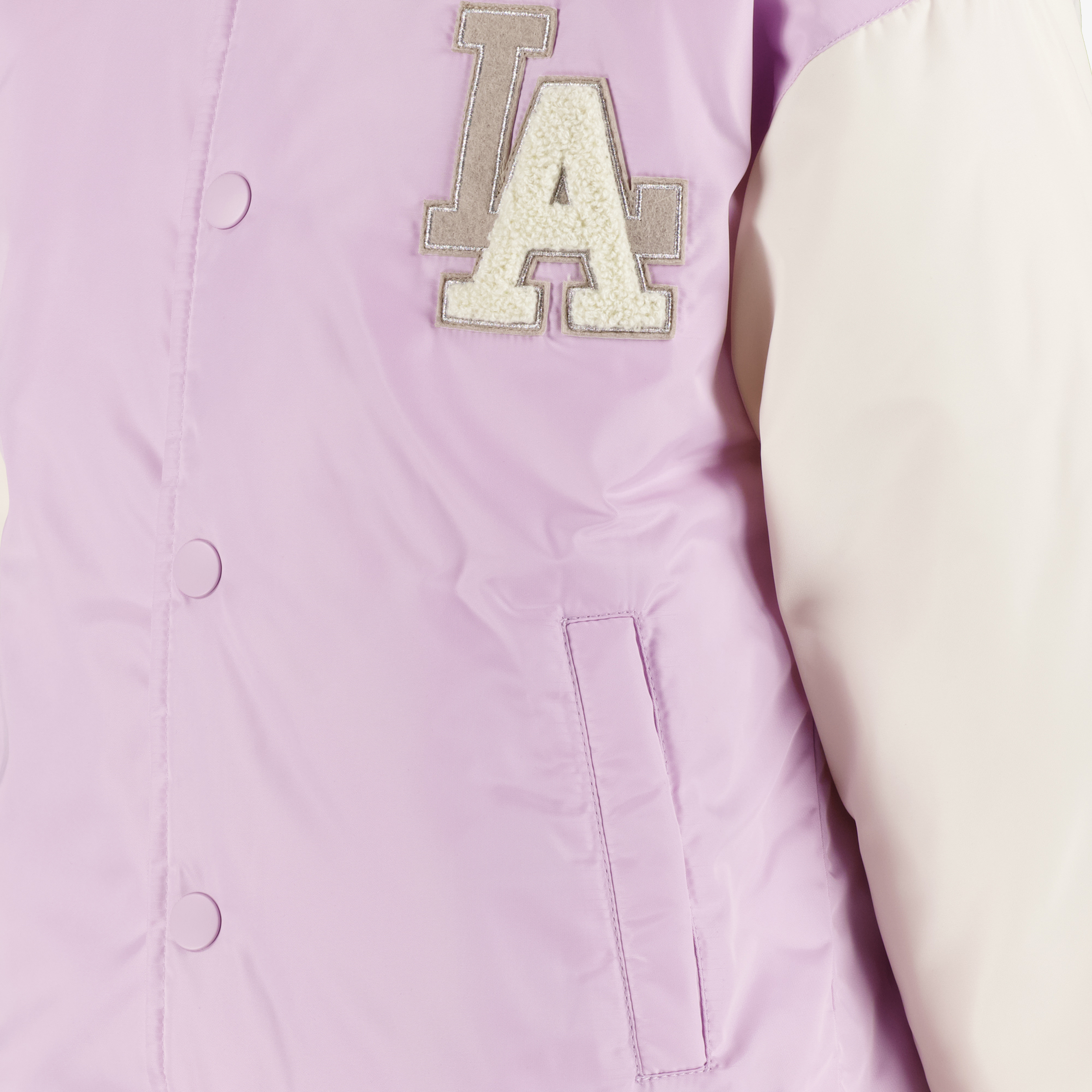 TwoDay meisjes baseball zomerjas lila wit jassen – foto 2