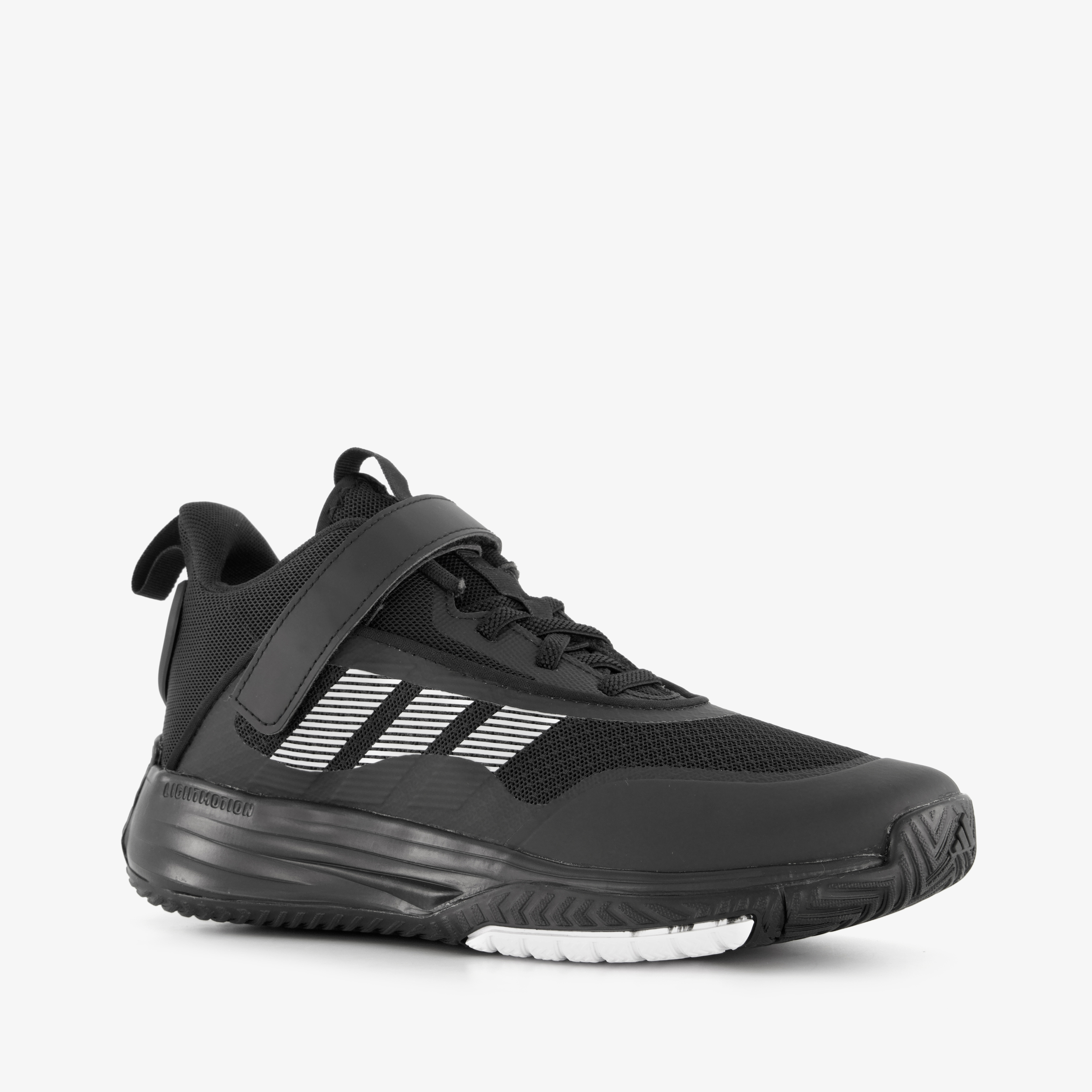Adidas Ownthegame 3.0 kinder basketbalschoenen zwart