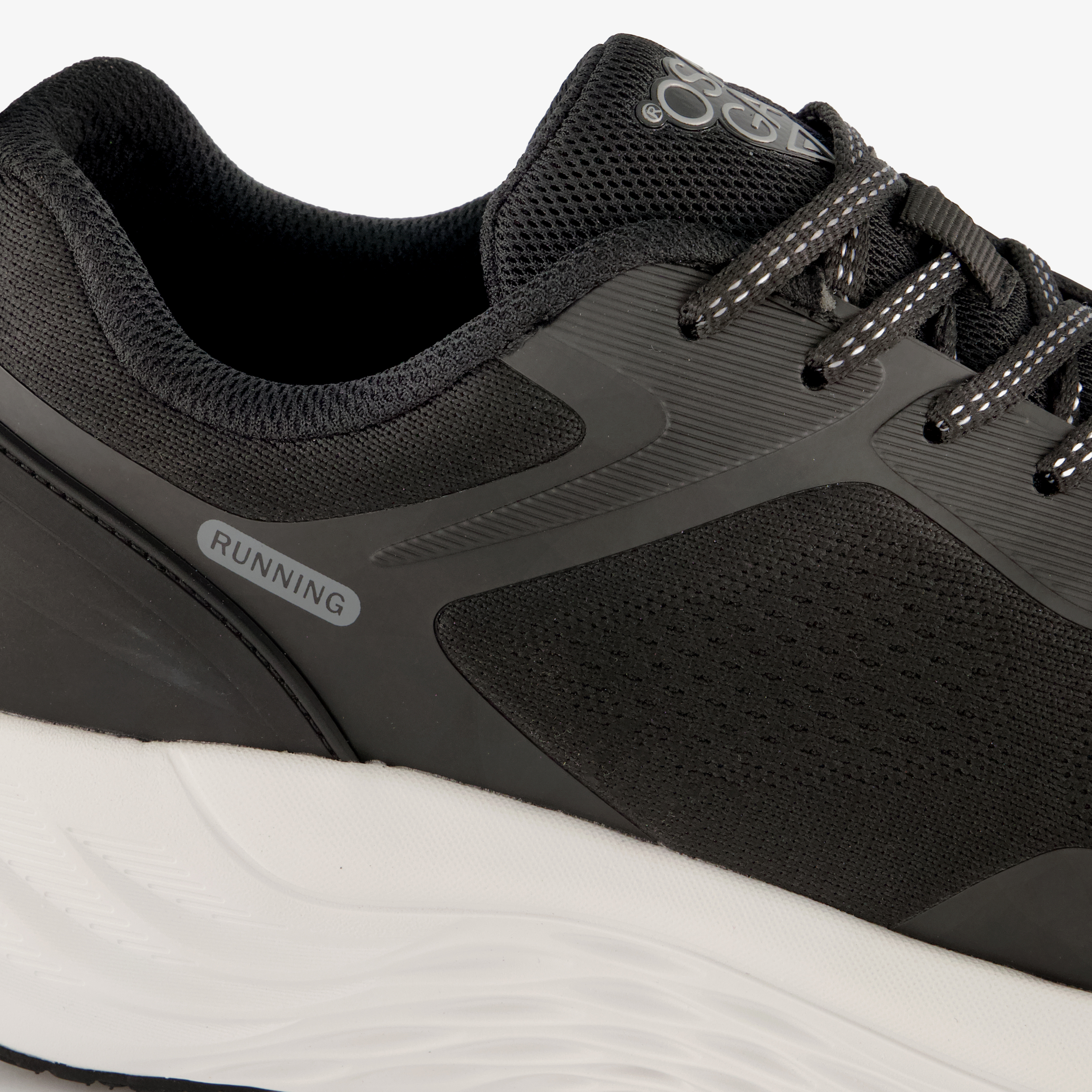 Osaga heren hardloopschoenen zwart wit – foto 5