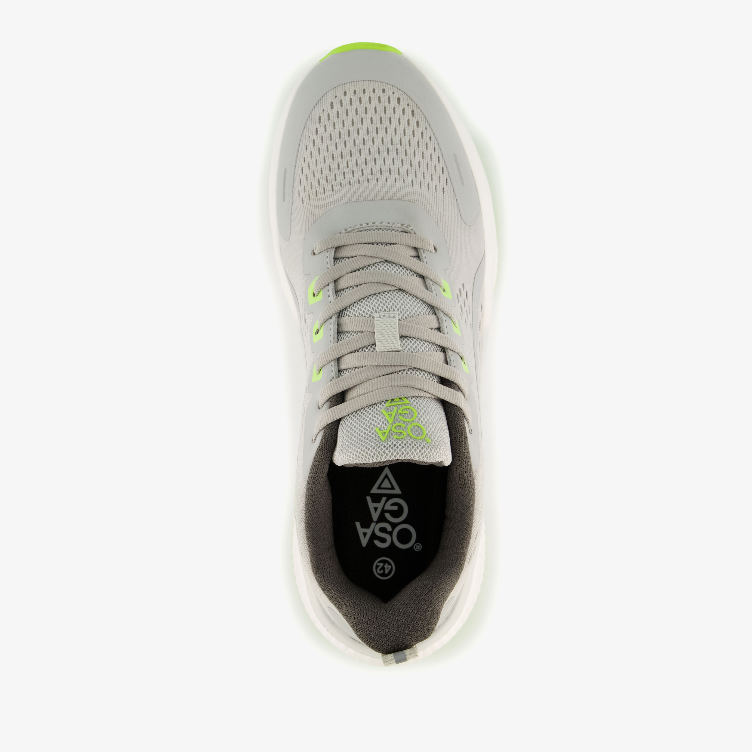 Osaga heren hardloopschoenen grijs groen – foto 4