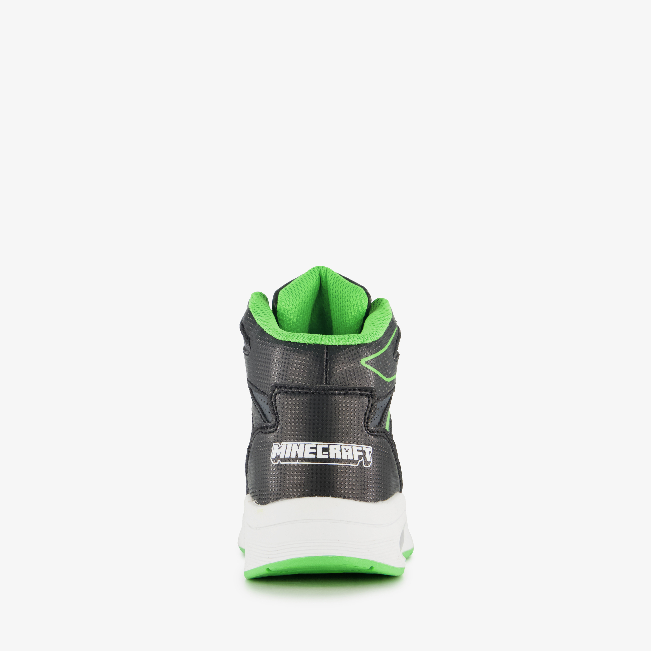 Minecraft hoge jongens sneakers met airzool zwart groen – foto 2