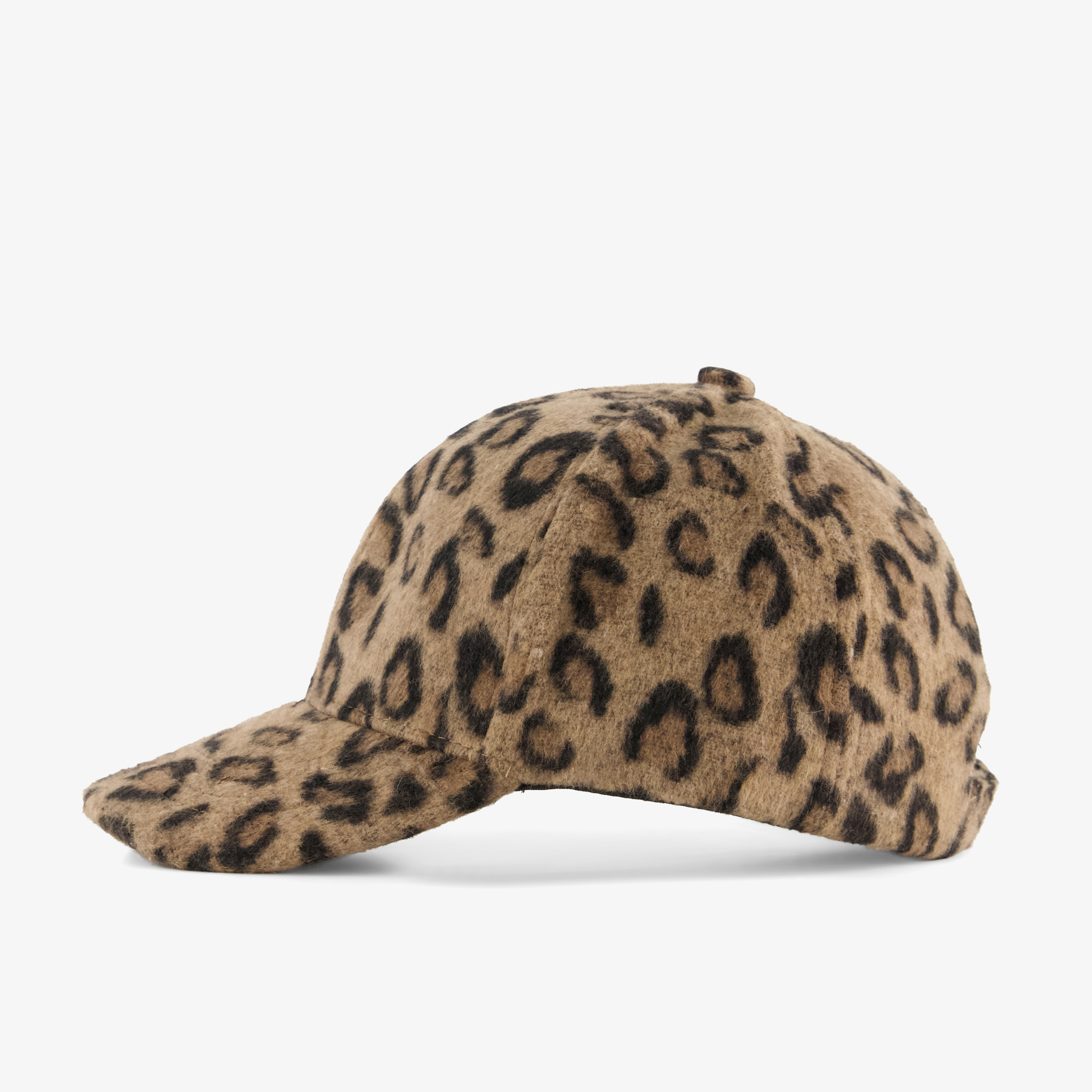 Dames pet met panterprint beige petten – foto 2