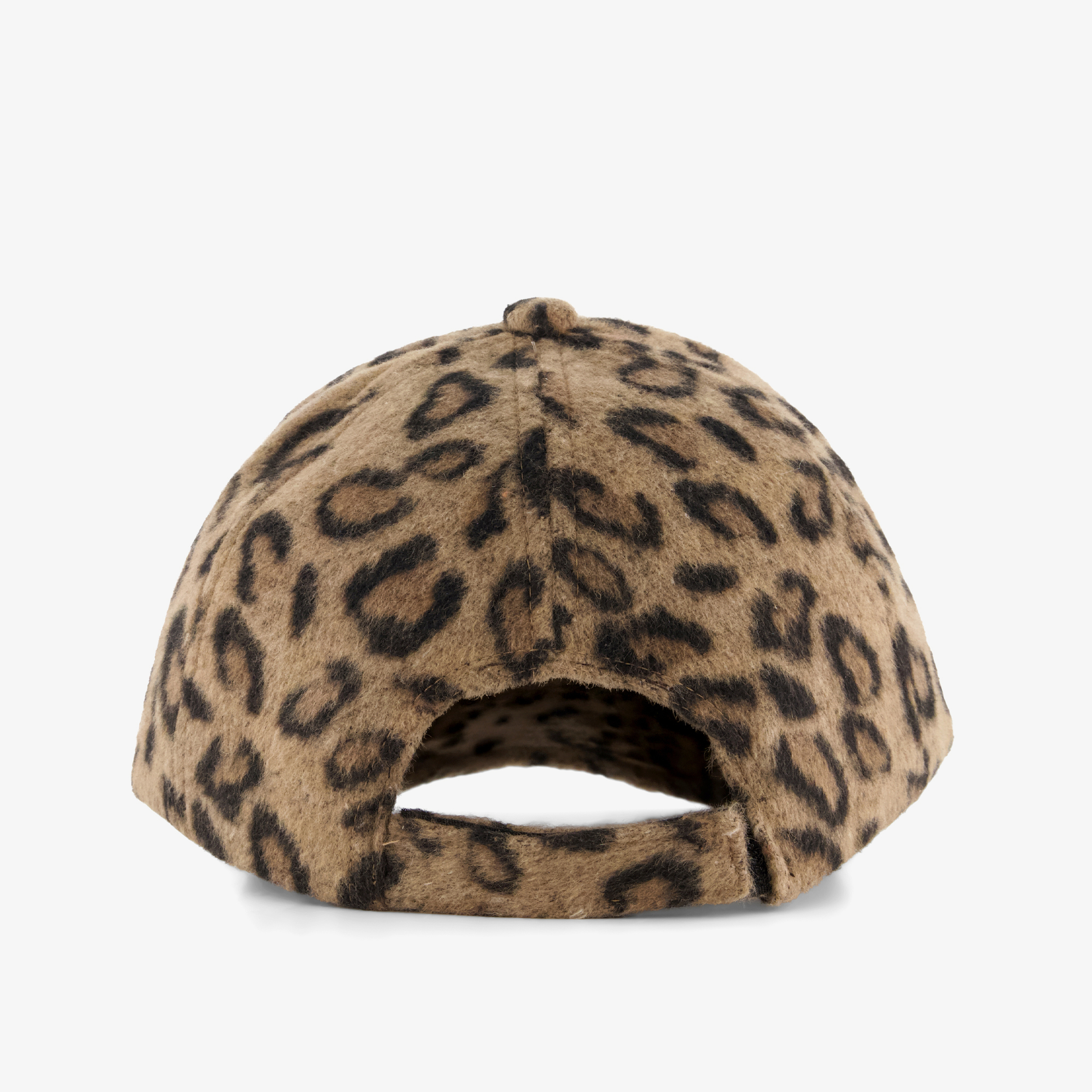Dames pet met panterprint beige petten – foto 3