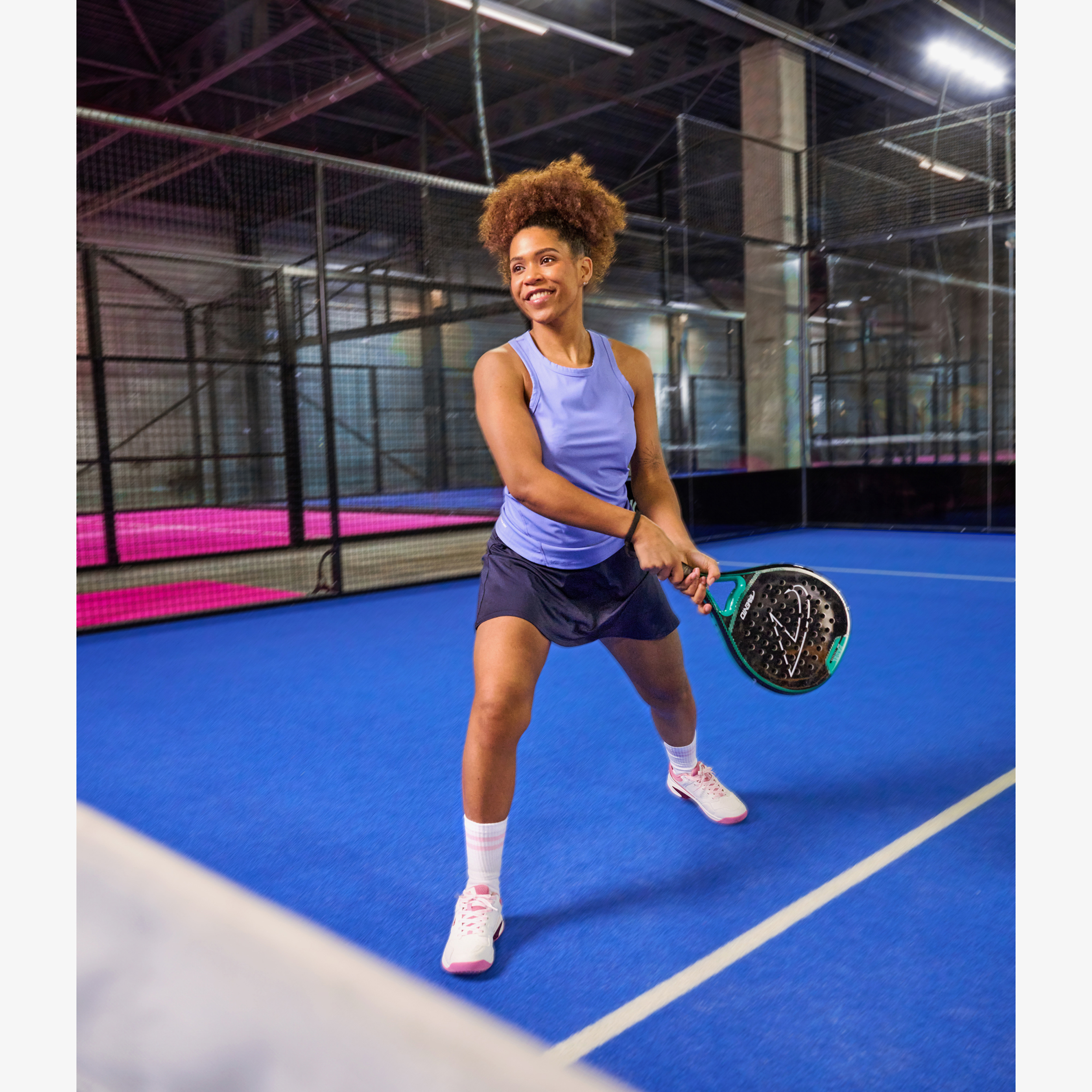 Osaga dames padel singlet paars t-shirts & tops – foto 3