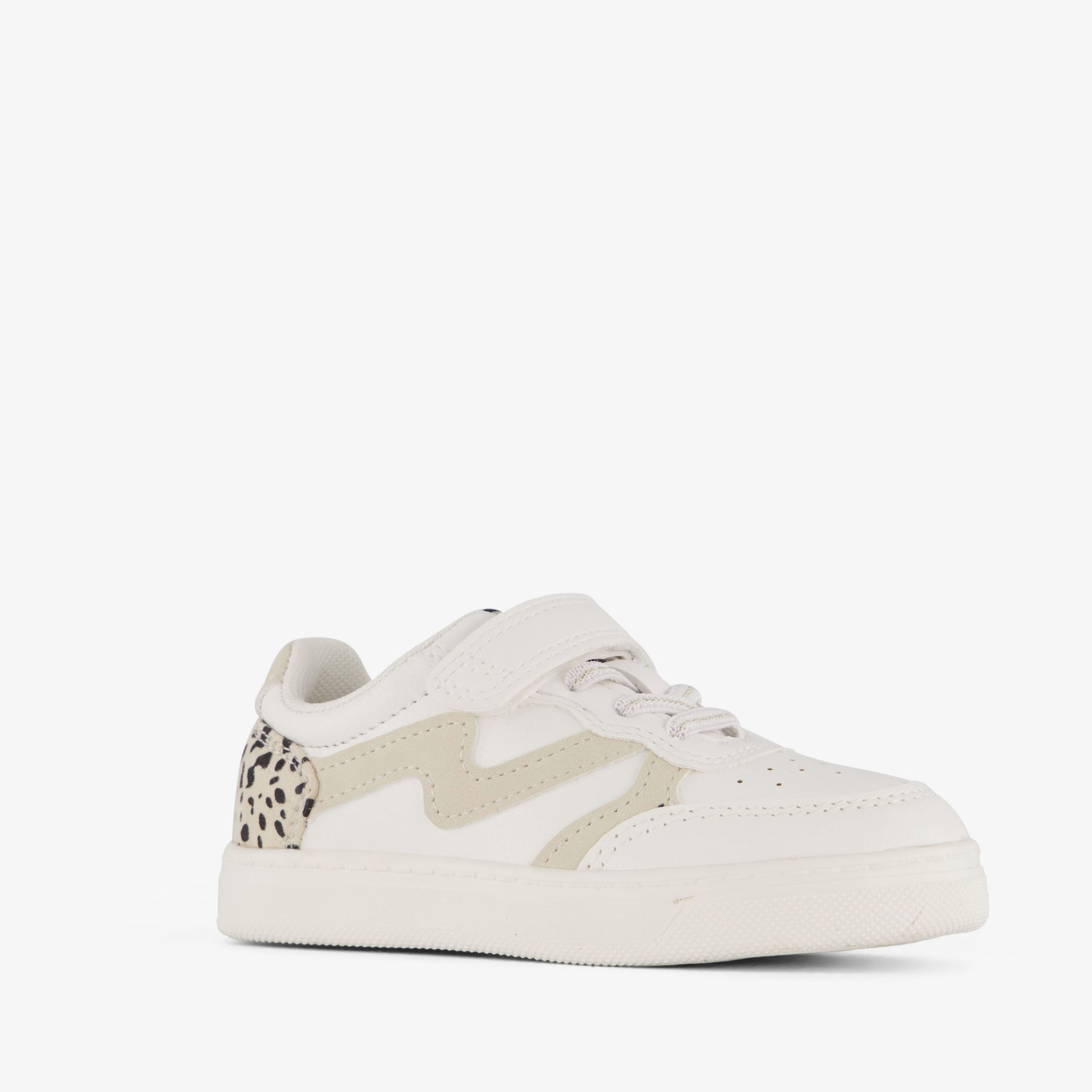 Blue Box meisjes sneakers met dierenprint wit