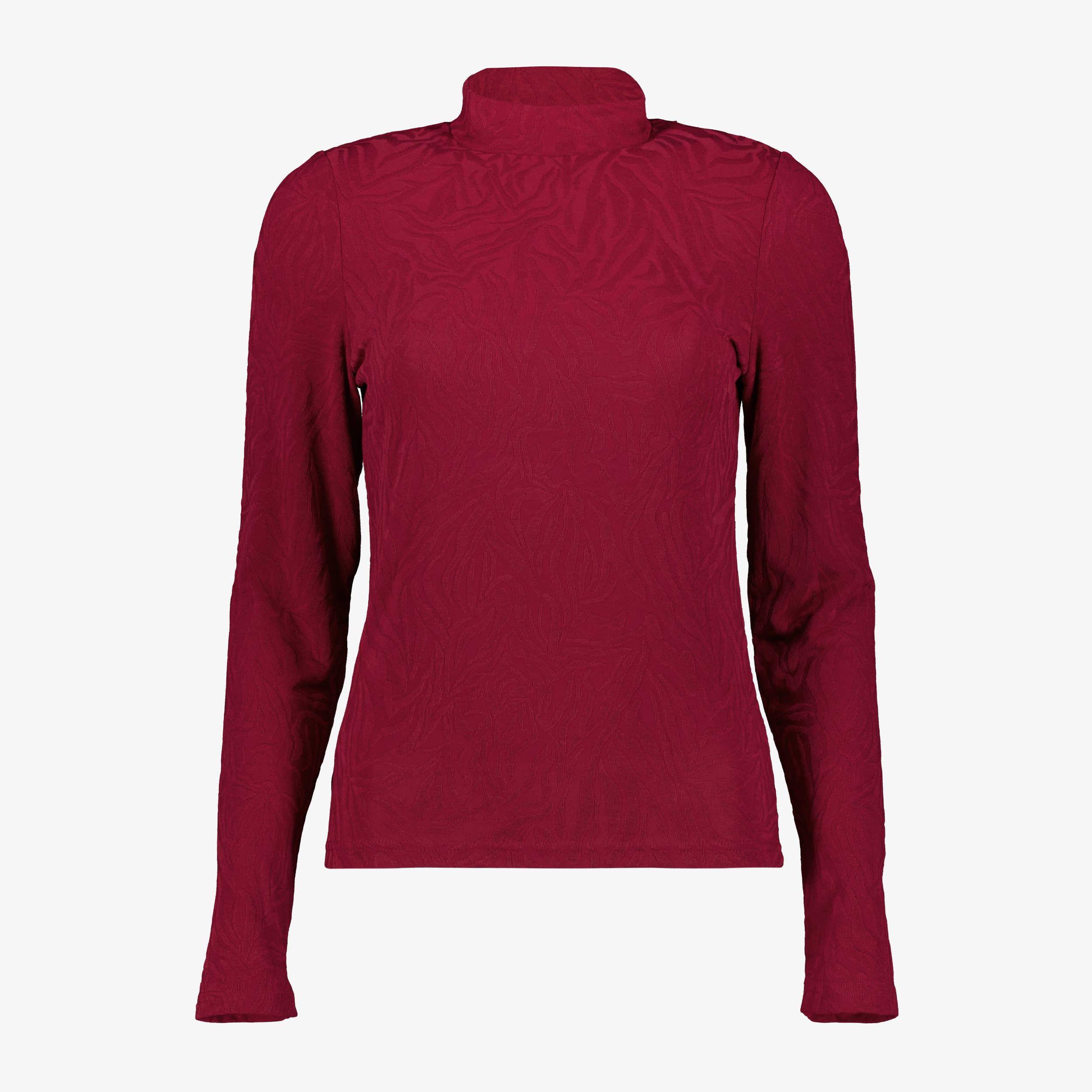 TwoDay dames top met lange mouwen bordeauxrood t-shirts & tops